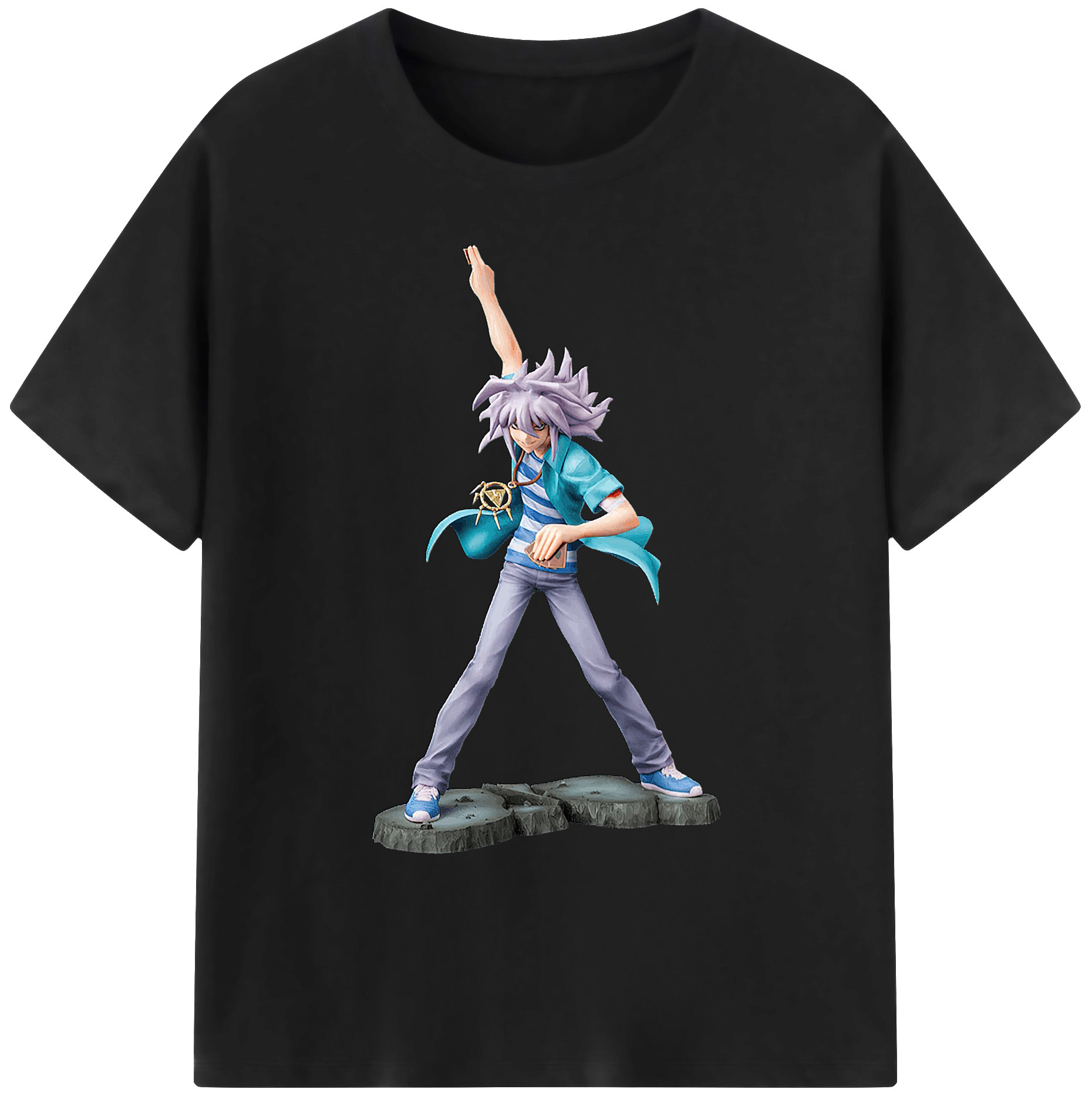 （画像用） 遊☆戯☆王 Yu-Gi-Oh! 綿100％ メンズ半袖Tシャツ｜肌触りやわらか＆通気性