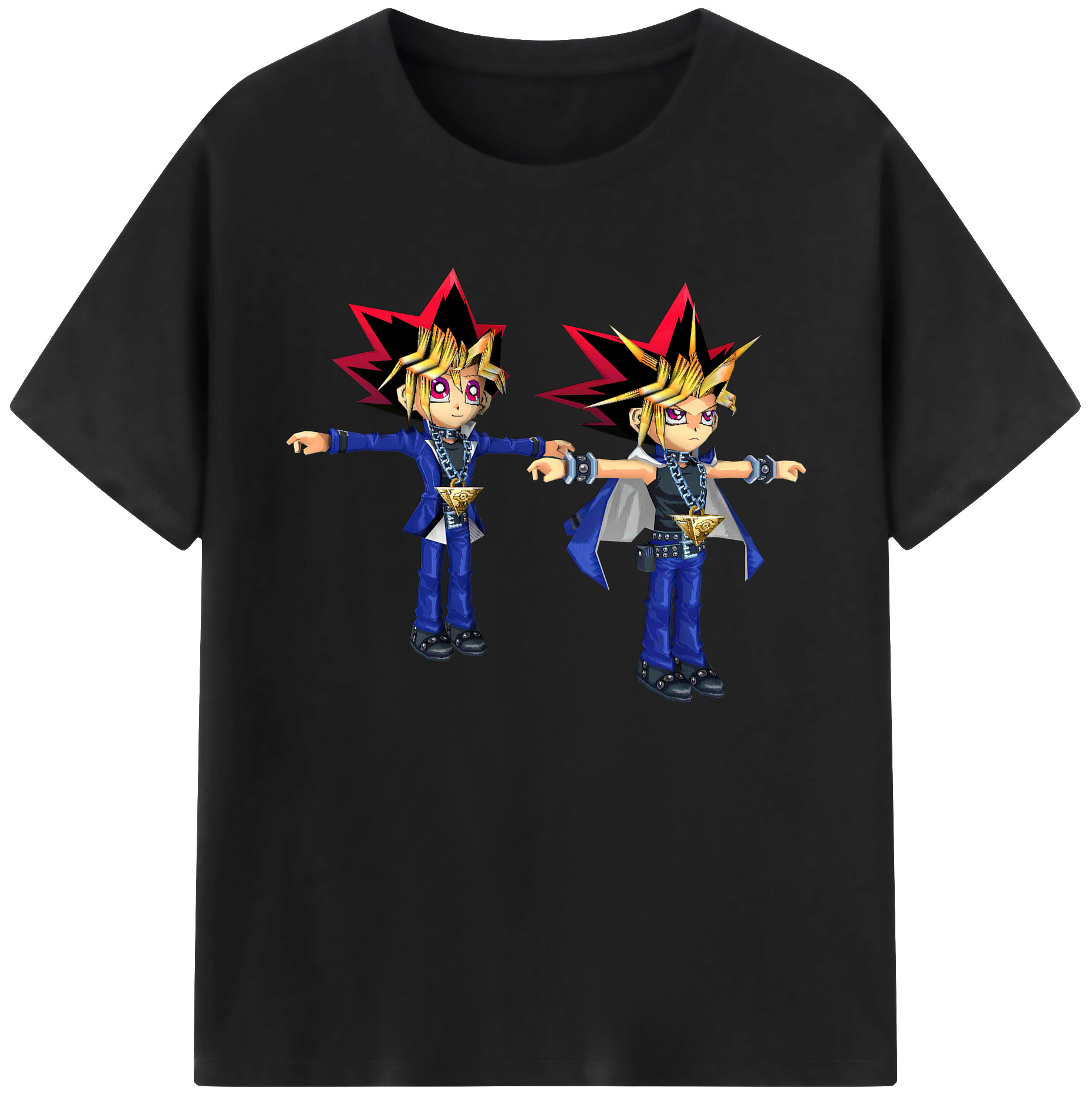 （画像用） 遊☆戯☆王 Yu-Gi-Oh! 綿100％ メンズ半袖Tシャツ｜肌触りやわらか＆通気性