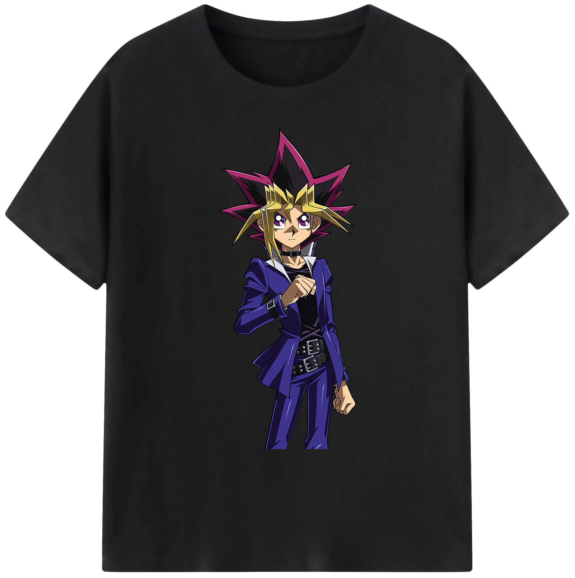 （画像用） 遊☆戯☆王 Yu-Gi-Oh! 綿100％ メンズ半袖Tシャツ｜肌触りやわらか＆通気性
