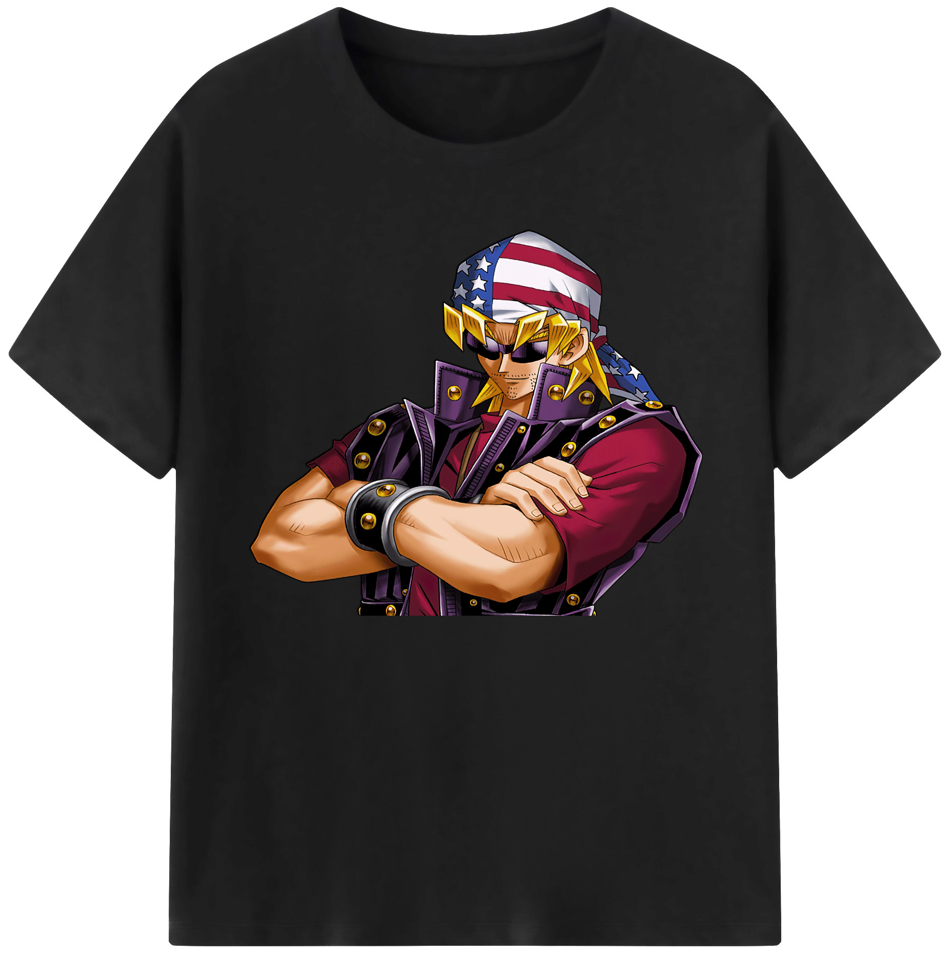 （画像用） 遊☆戯☆王 Yu-Gi-Oh! 綿100％ メンズ半袖Tシャツ｜肌触りやわらか＆通気性