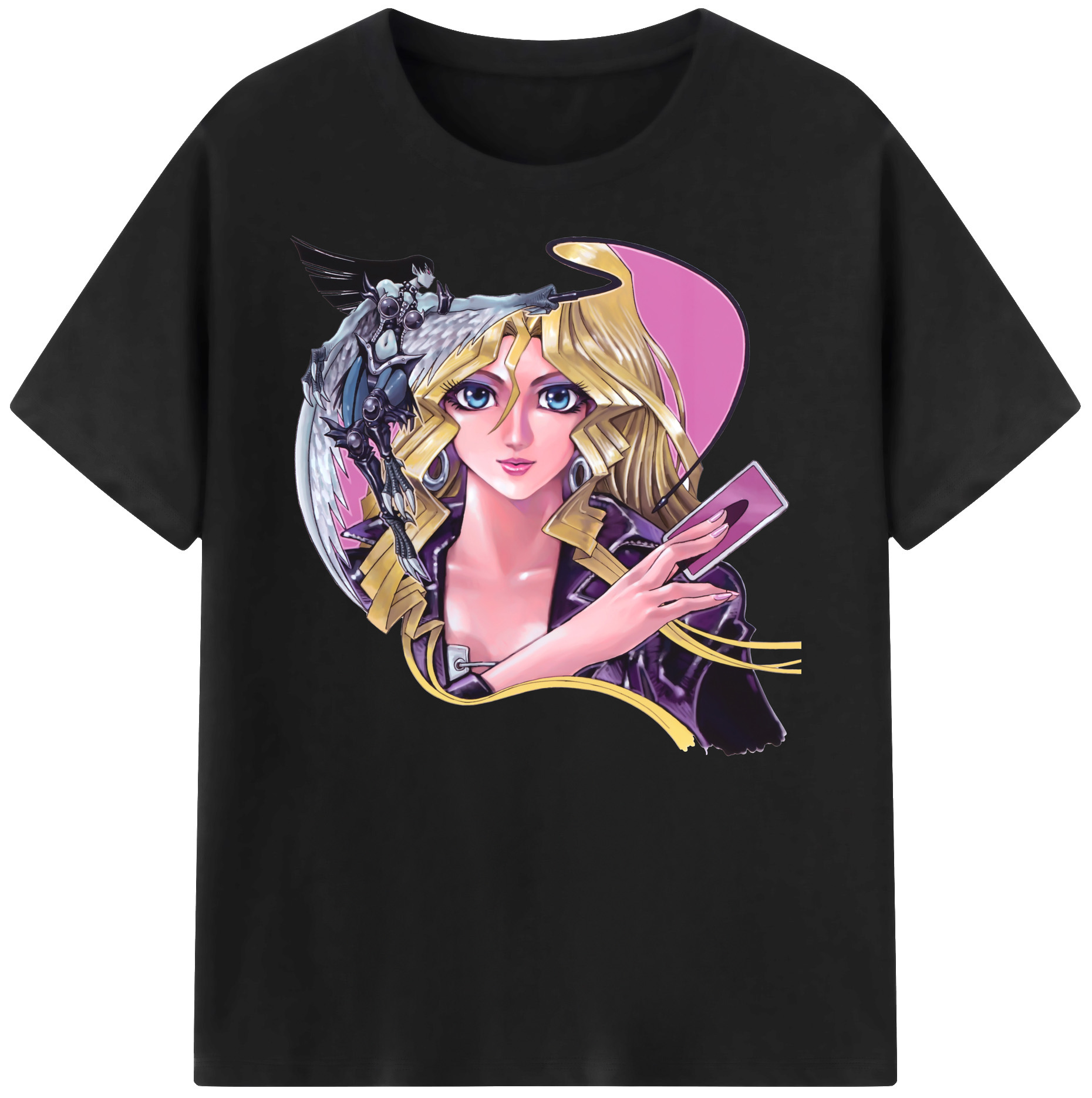 （画像用） 遊☆戯☆王 Yu-Gi-Oh! 綿100％ メンズ半袖Tシャツ｜肌触りやわらか＆通気性