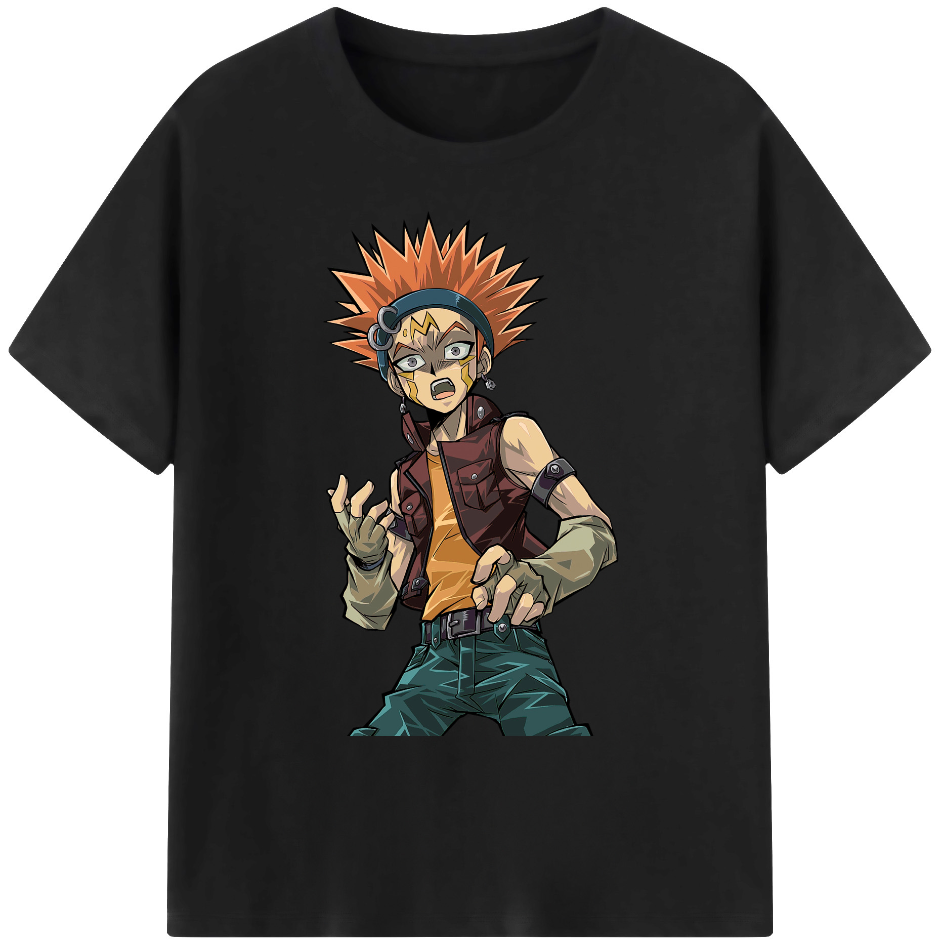 （画像用） 遊☆戯☆王 Yu-Gi-Oh! 綿100％ メンズ半袖Tシャツ｜肌触りやわらか＆通気性