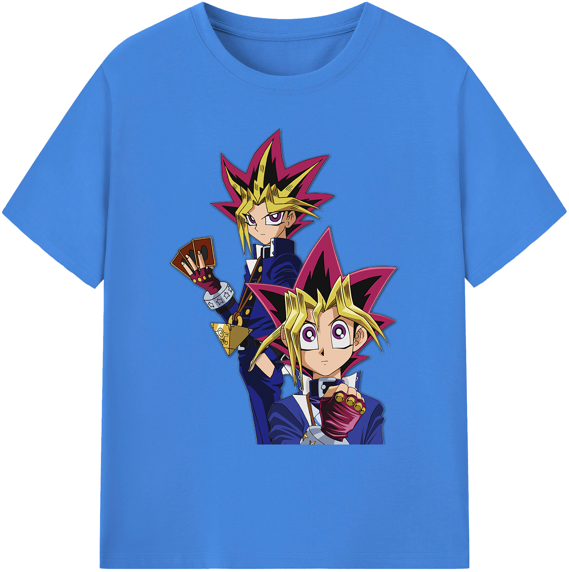 （画像用） 遊☆戯☆王 Yu-Gi-Oh! 綿100％ メンズ半袖Tシャツ｜肌触りやわらか＆通気性