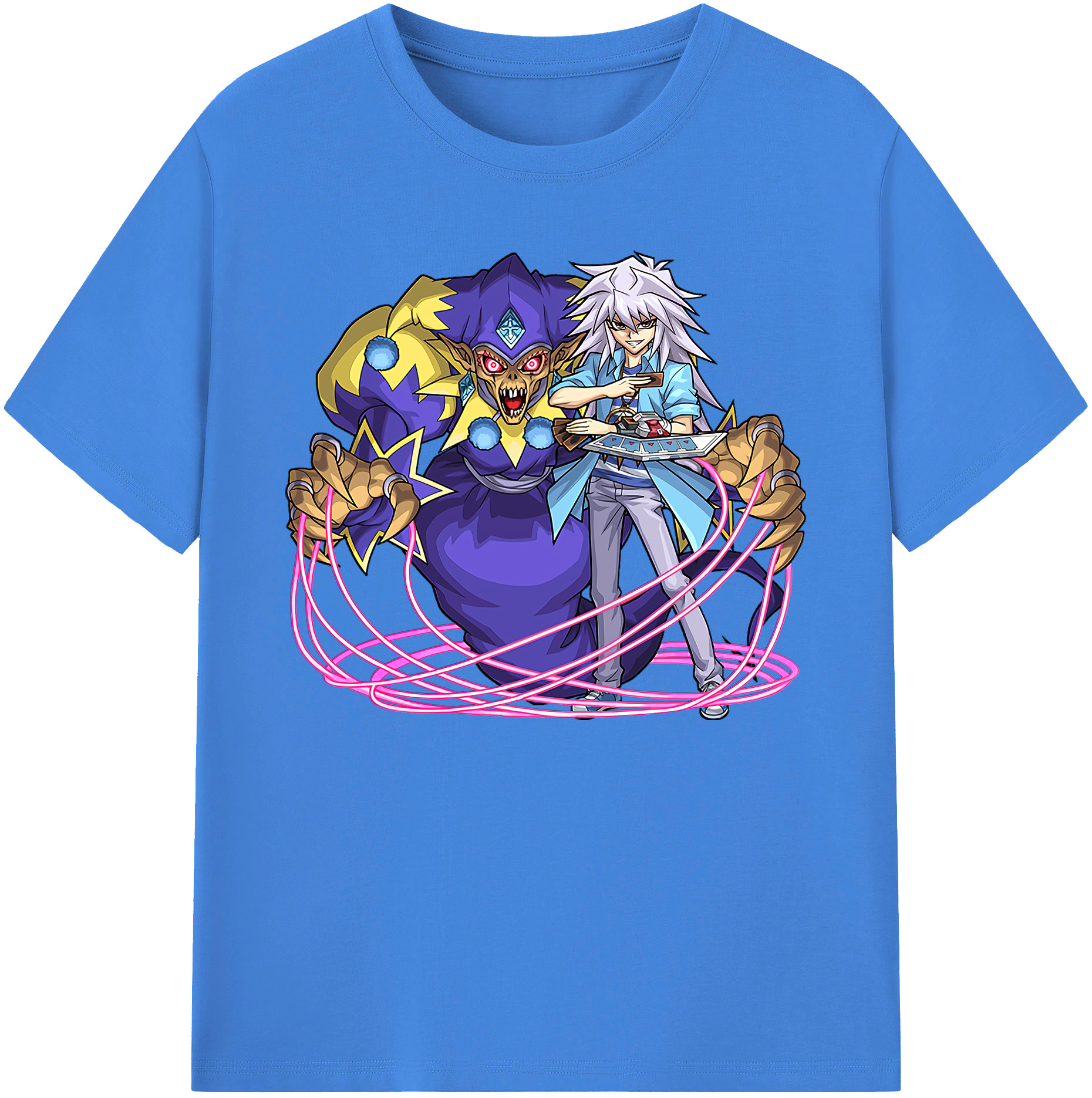 （画像用） 遊☆戯☆王 Yu-Gi-Oh! 綿100％ メンズ半袖Tシャツ｜肌触りやわらか＆通気性