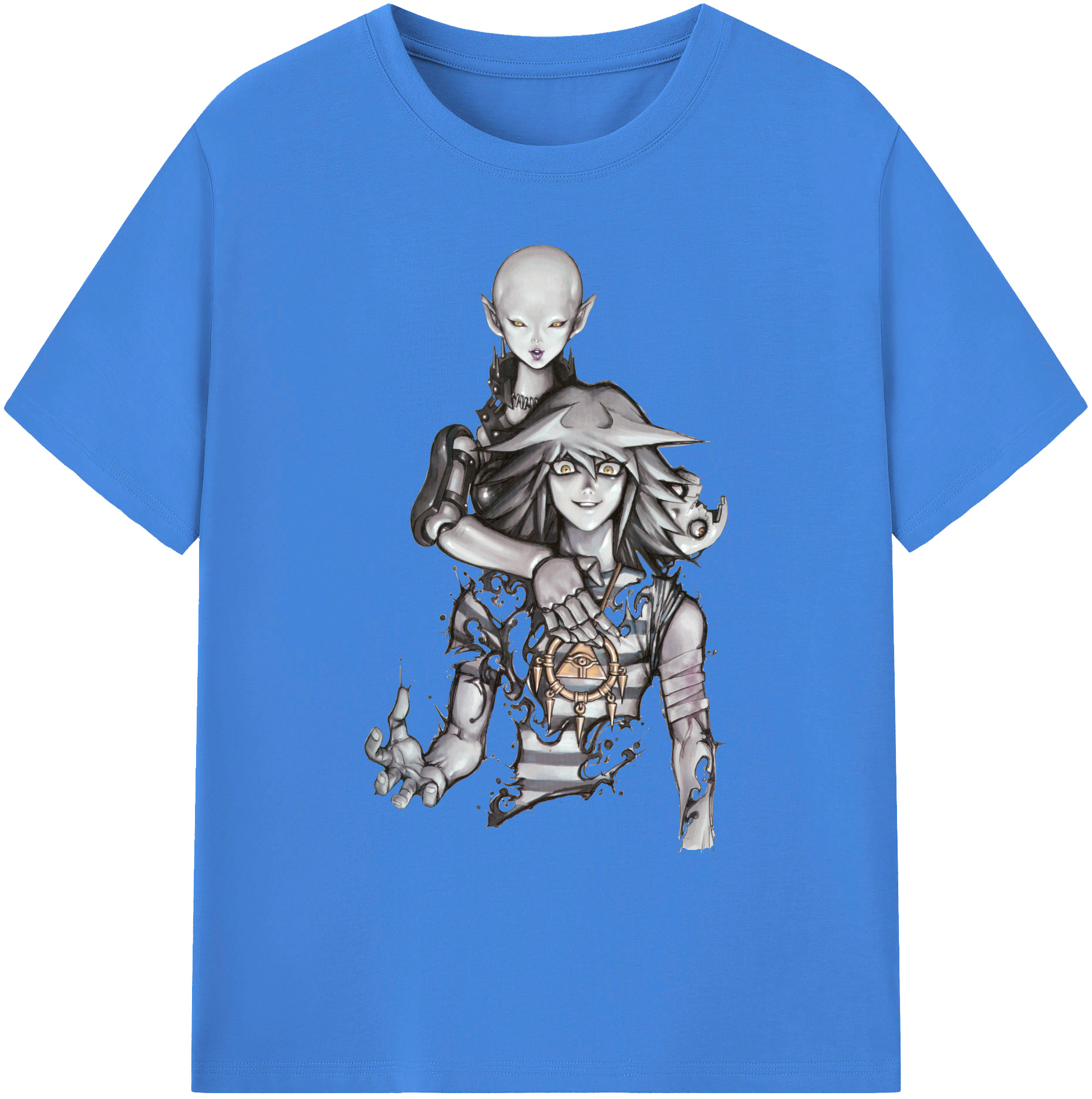 （画像用） 遊☆戯☆王 Yu-Gi-Oh! 綿100％ メンズ半袖Tシャツ｜肌触りやわらか＆通気性