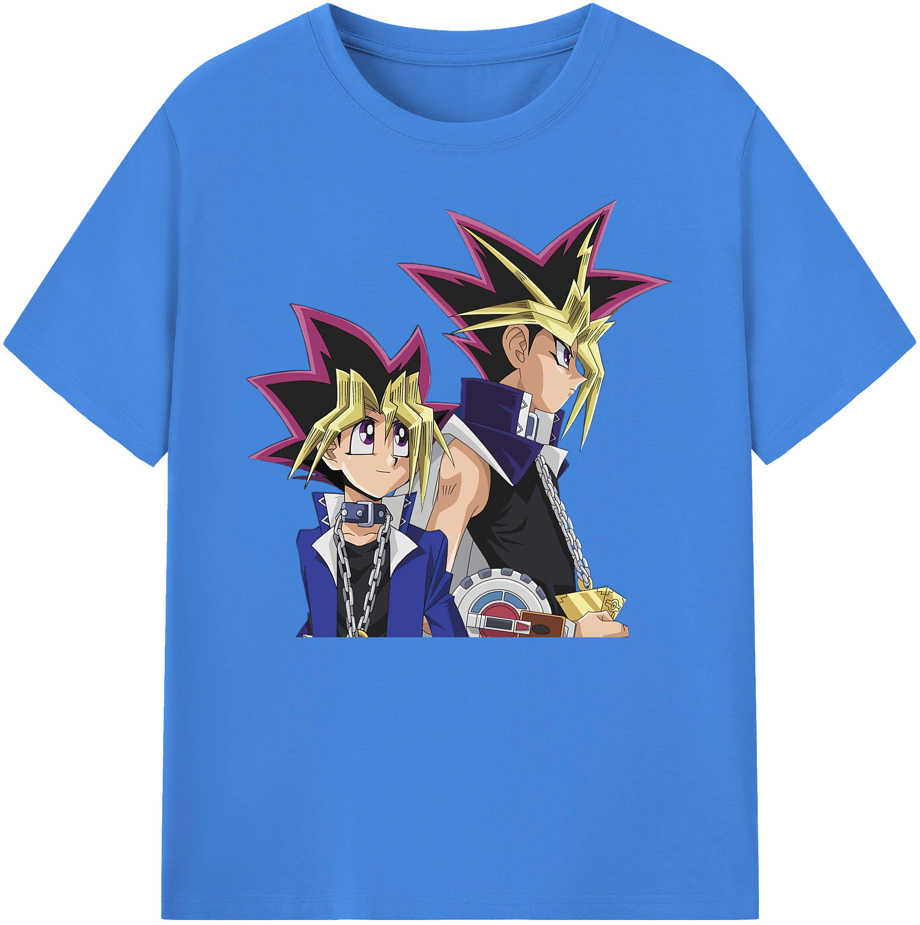 （画像用） 遊☆戯☆王 Yu-Gi-Oh! 綿100％ メンズ半袖Tシャツ｜肌触りやわらか＆通気性