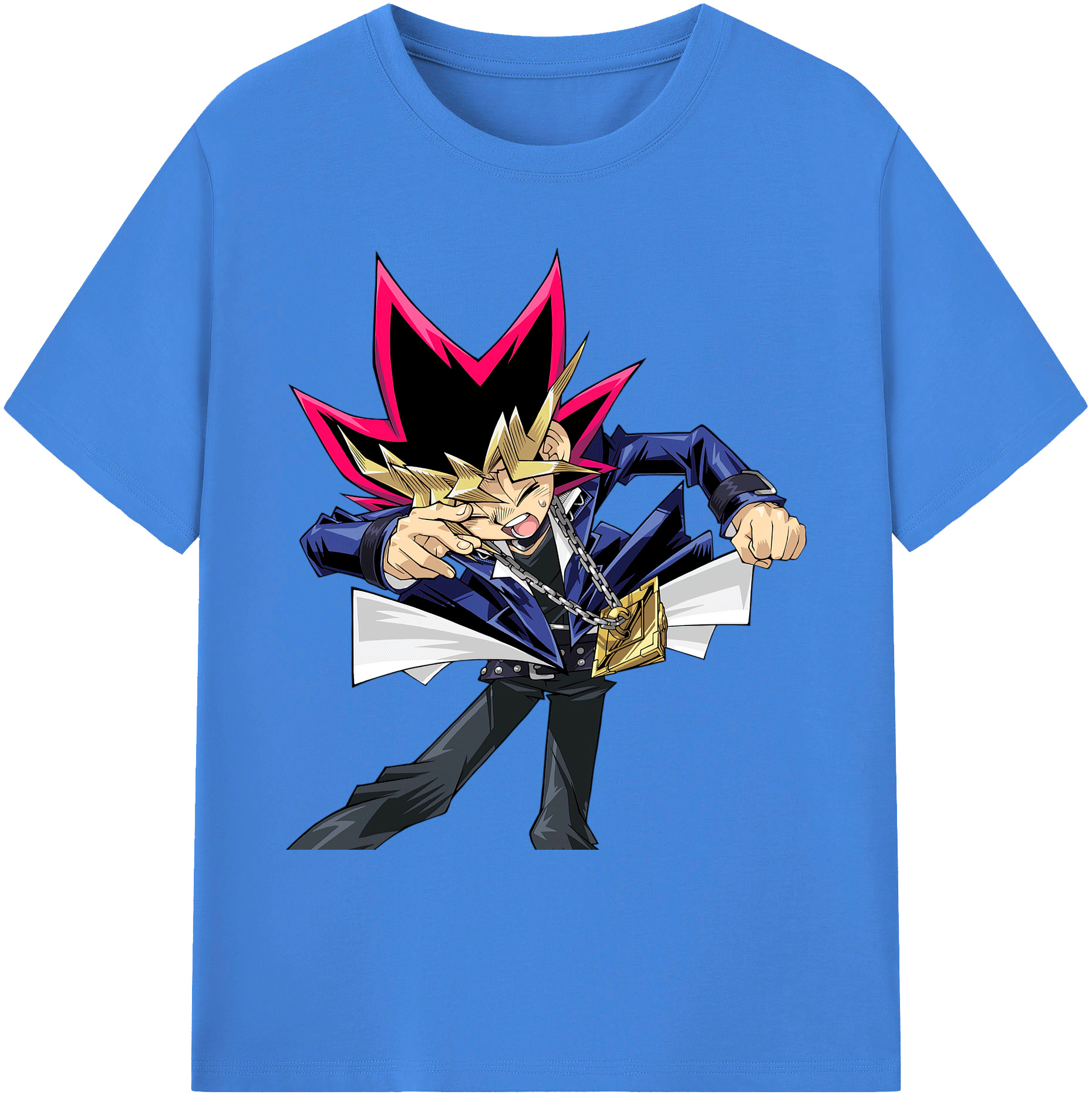 （画像用） 遊☆戯☆王 Yu-Gi-Oh! 綿100％ メンズ半袖Tシャツ｜肌触りやわらか＆通気性