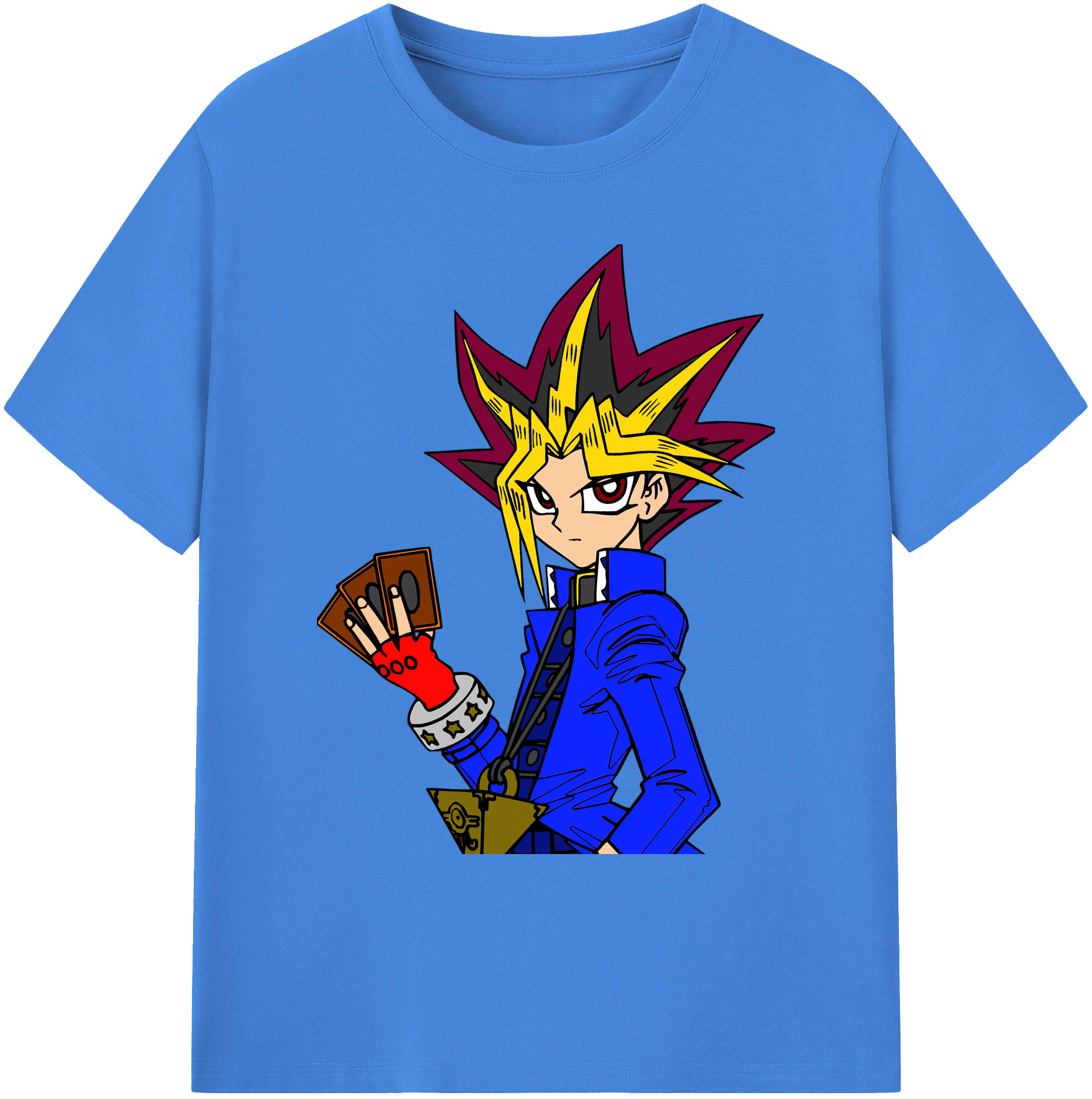（画像用） 遊☆戯☆王 Yu-Gi-Oh! 綿100％ メンズ半袖Tシャツ｜肌触りやわらか＆通気性