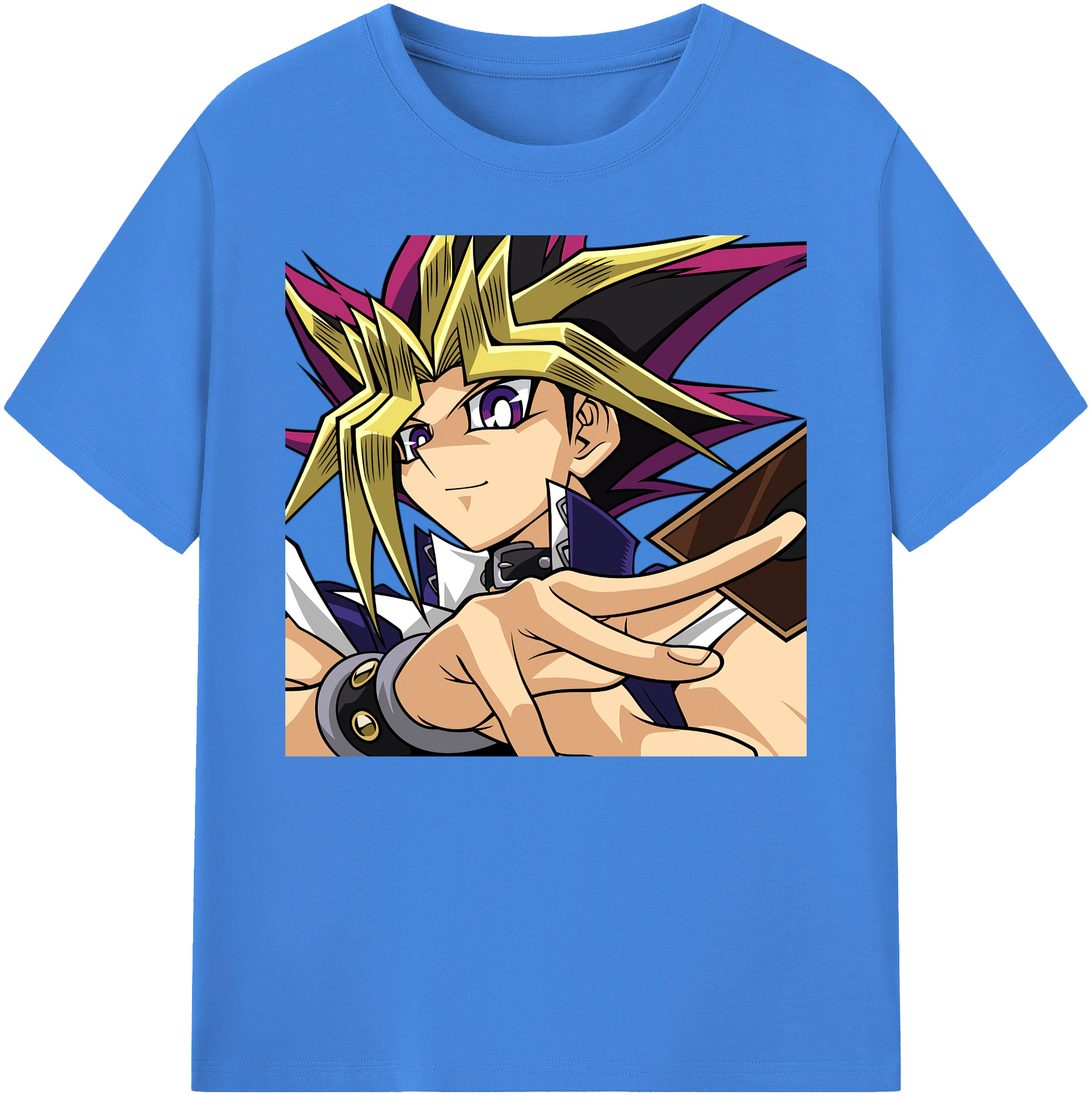 （画像用） 遊☆戯☆王 Yu-Gi-Oh! 綿100％ メンズ半袖Tシャツ｜肌触りやわらか＆通気性