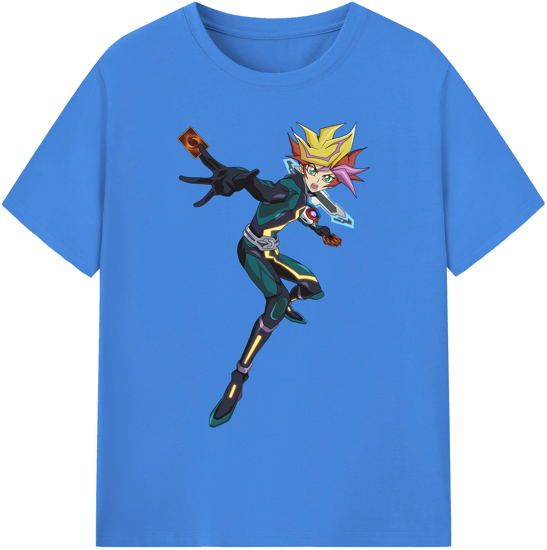 （画像用） 遊☆戯☆王 Yu-Gi-Oh! 綿100％ メンズ半袖Tシャツ｜肌触りやわらか＆通気性