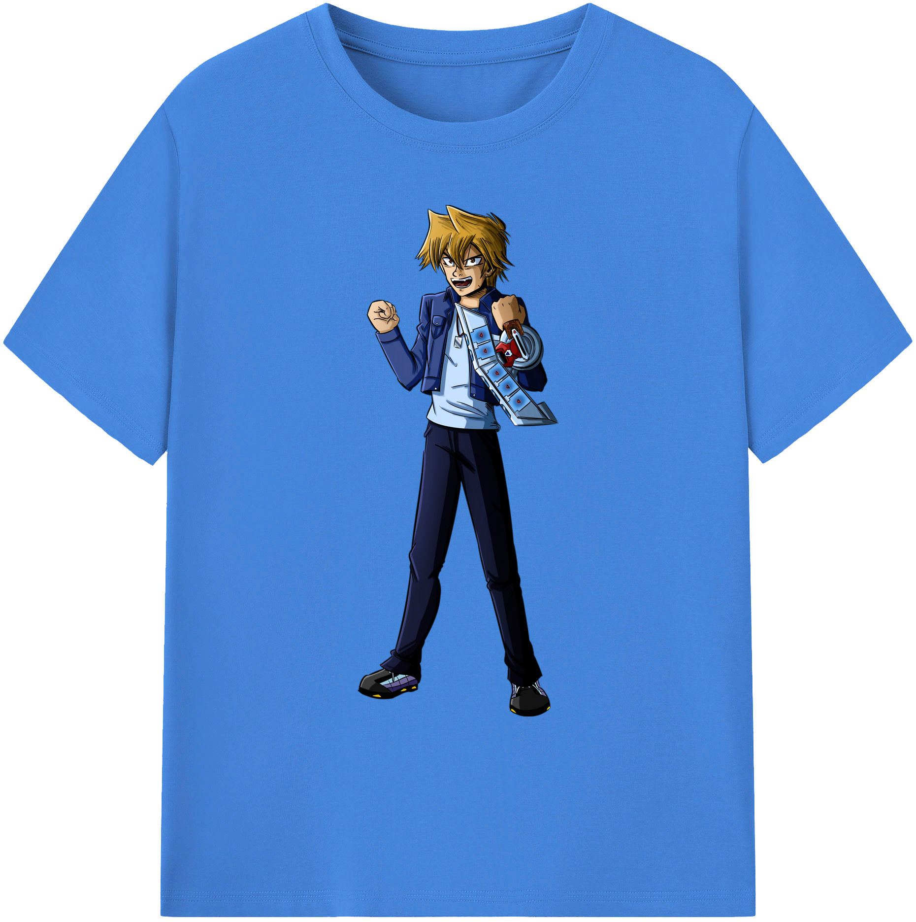 （画像用） 遊☆戯☆王 Yu-Gi-Oh! 綿100％ メンズ半袖Tシャツ｜肌触りやわらか＆通気性