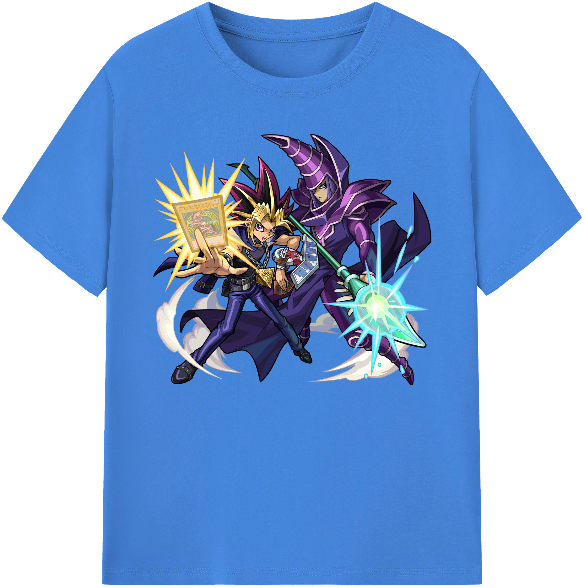（画像用） 遊☆戯☆王 Yu-Gi-Oh! 綿100％ メンズ半袖Tシャツ｜肌触りやわらか＆通気性