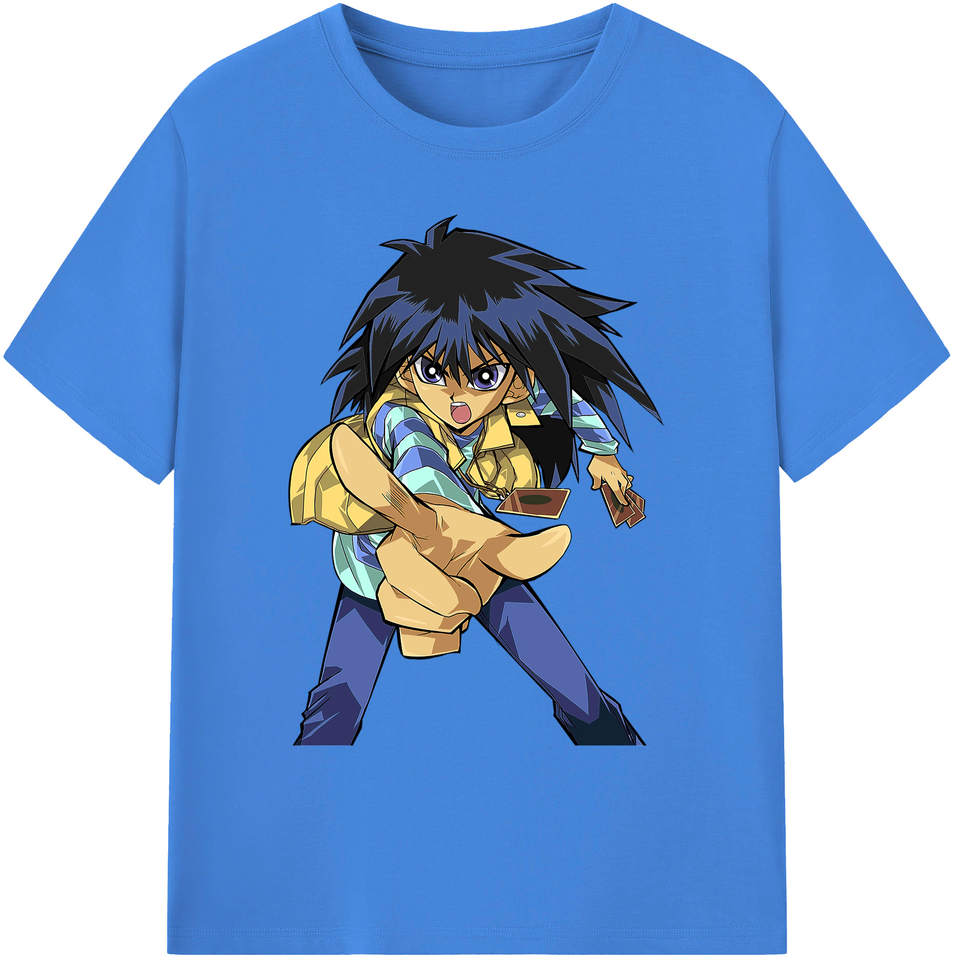 （画像用） 遊☆戯☆王 Yu-Gi-Oh! 綿100％ メンズ半袖Tシャツ｜肌触りやわらか＆通気性