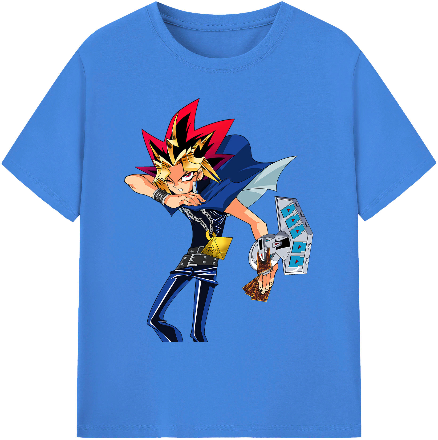 （画像用） 遊☆戯☆王 Yu-Gi-Oh! 綿100％ メンズ半袖Tシャツ｜肌触りやわらか＆通気性
