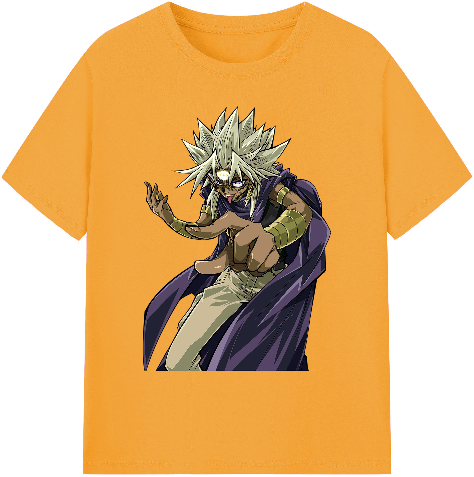 （画像用） 遊☆戯☆王 Yu-Gi-Oh! 綿100％ メンズ半袖Tシャツ｜肌触りやわらか＆通気性
