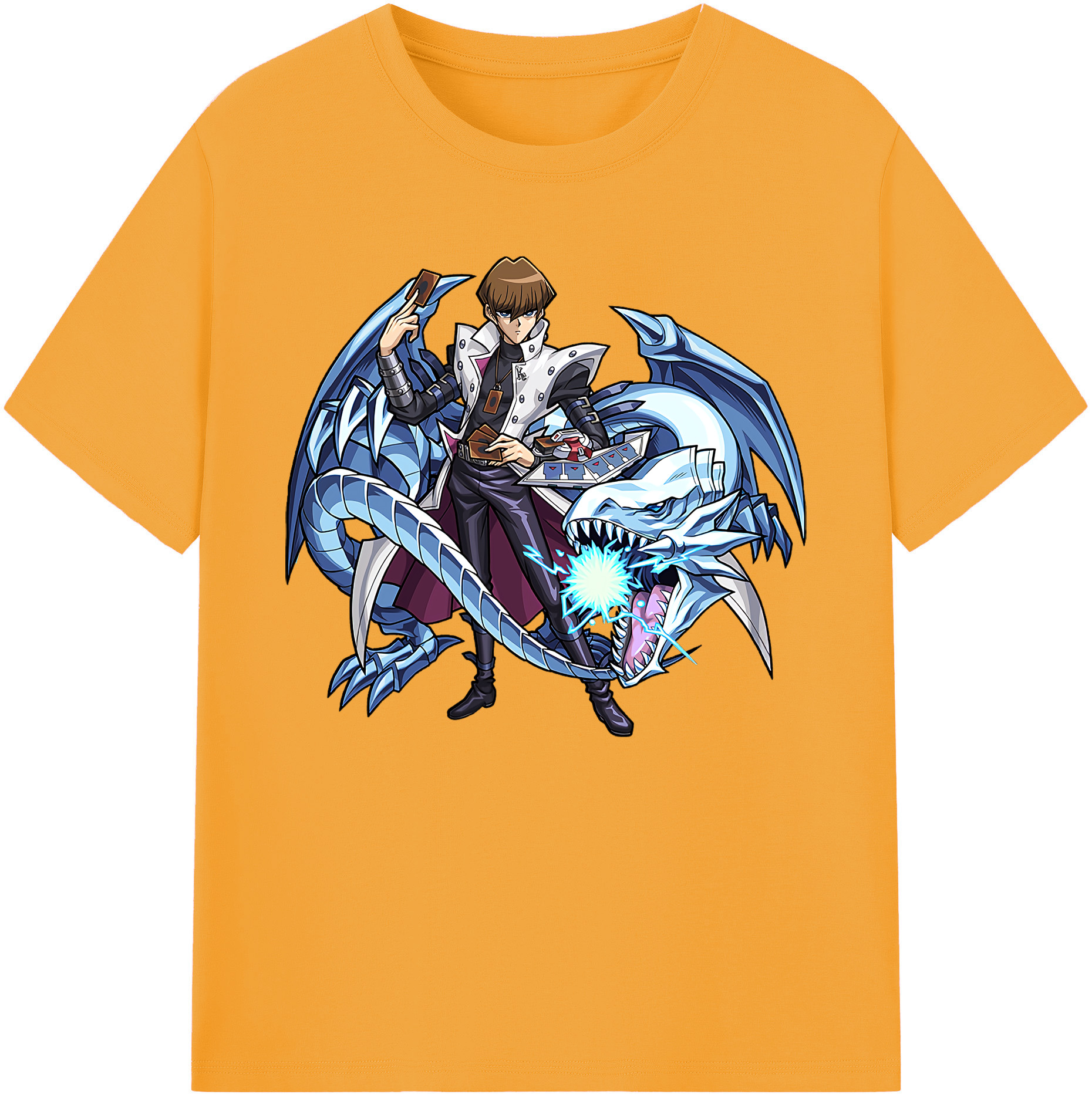 （画像用） 遊☆戯☆王 Yu-Gi-Oh! 綿100％ メンズ半袖Tシャツ｜肌触りやわらか＆通気性