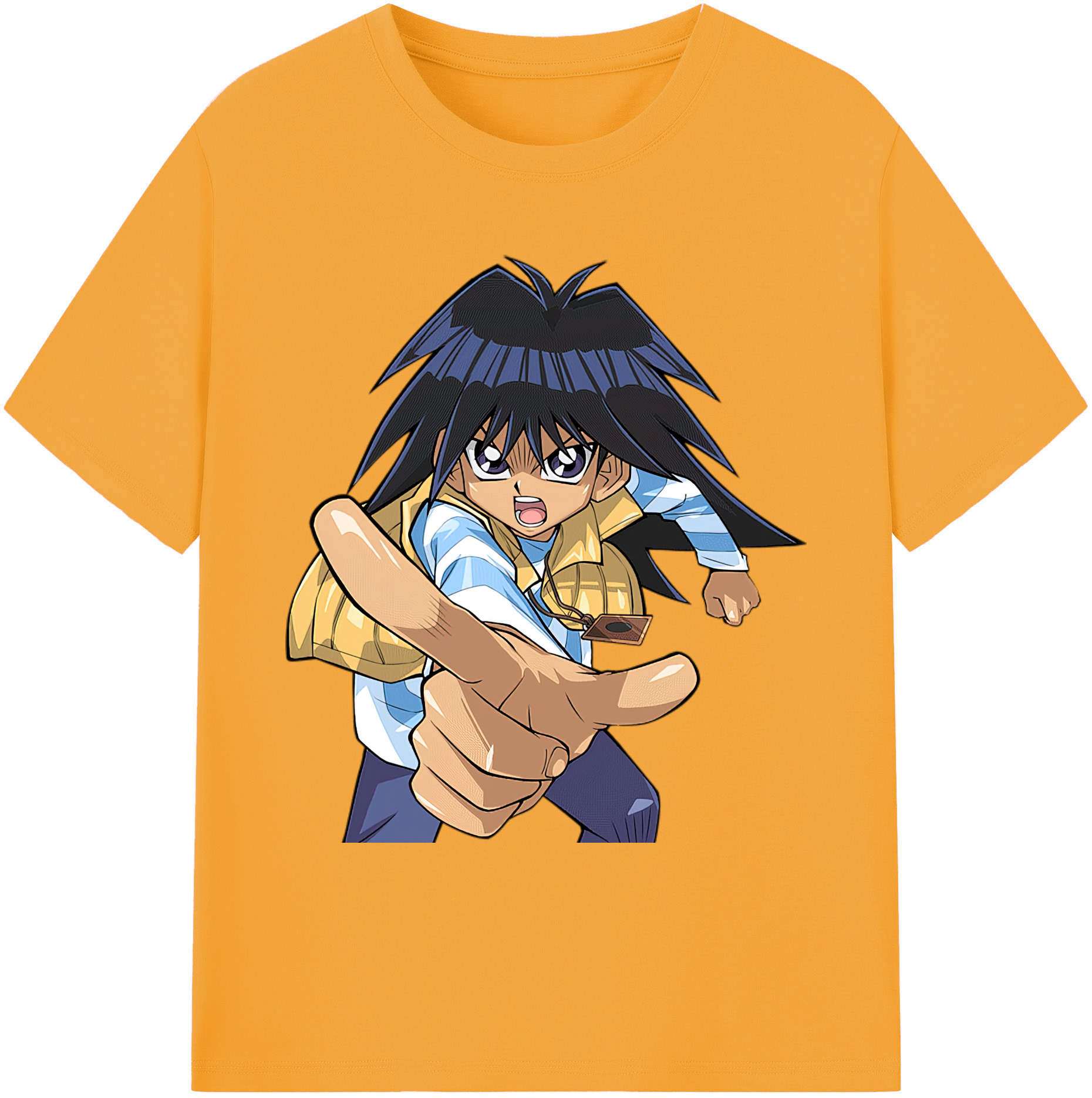 （画像用） 遊☆戯☆王 Yu-Gi-Oh! 綿100％ メンズ半袖Tシャツ｜肌触りやわらか＆通気性
