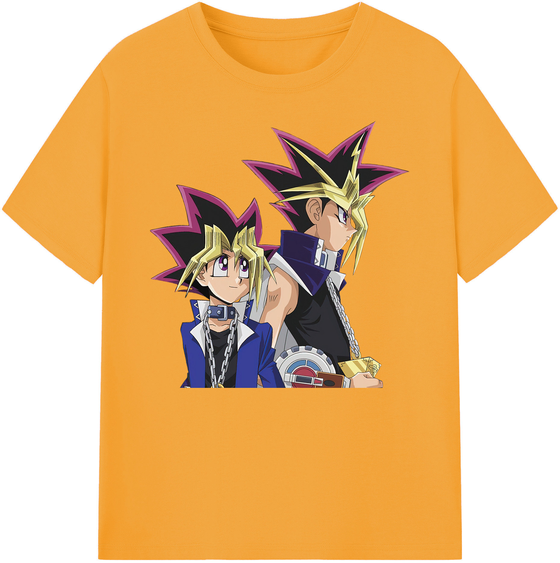 （画像用） 遊☆戯☆王 Yu-Gi-Oh! 綿100％ メンズ半袖Tシャツ｜肌触りやわらか＆通気性