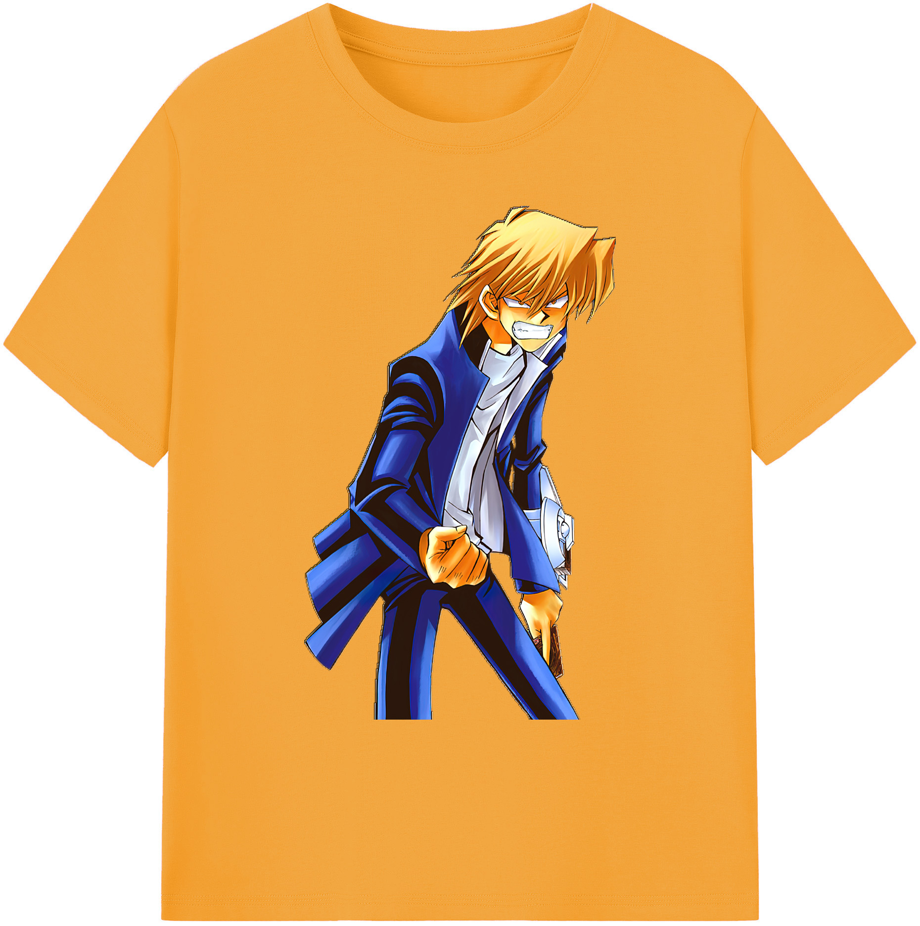 （画像用） 遊☆戯☆王 Yu-Gi-Oh! 綿100％ メンズ半袖Tシャツ｜肌触りやわらか＆通気性