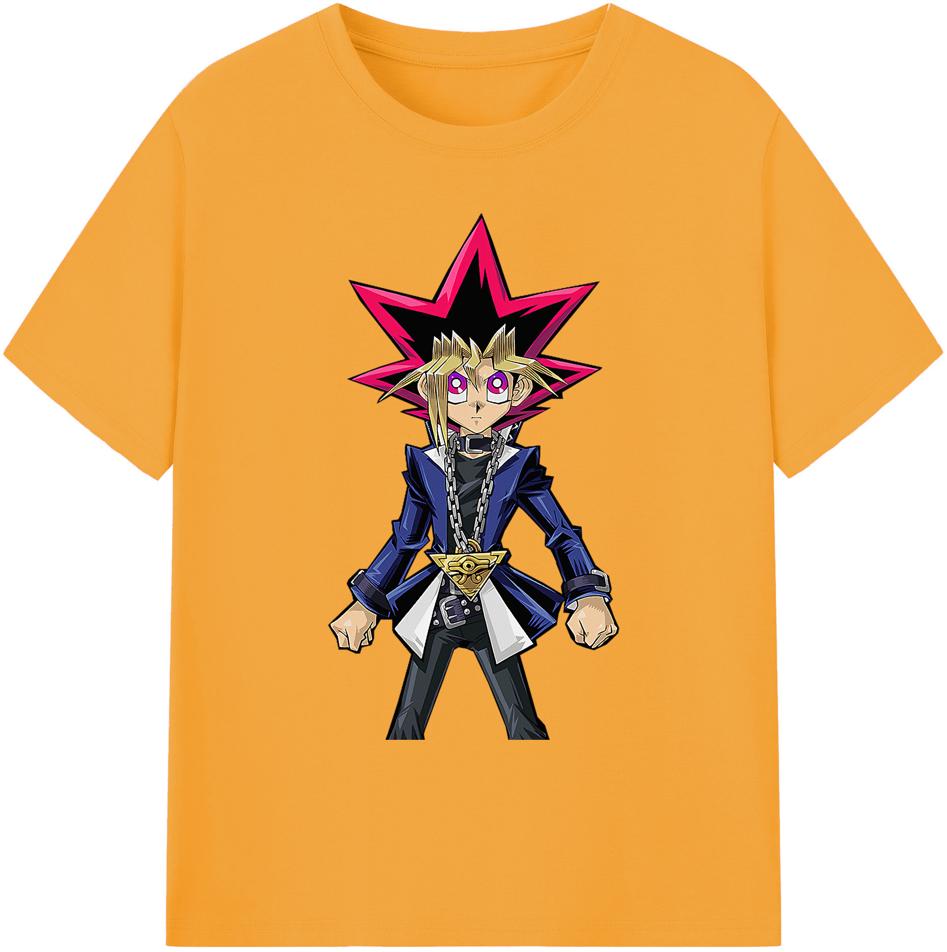 （画像用） 遊☆戯☆王 Yu-Gi-Oh! 綿100％ メンズ半袖Tシャツ｜肌触りやわらか＆通気性