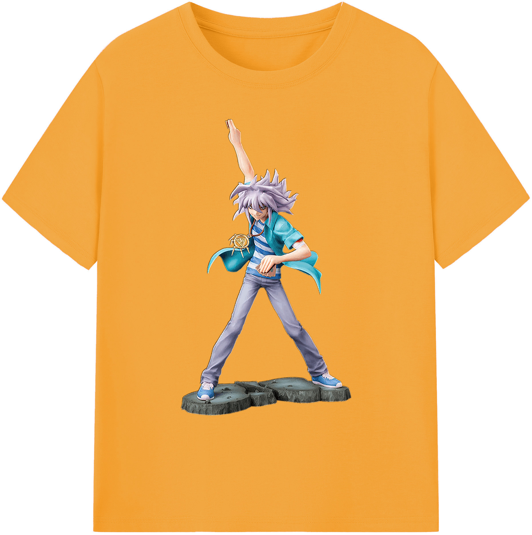 （画像用） 遊☆戯☆王 Yu-Gi-Oh! 綿100％ メンズ半袖Tシャツ｜肌触りやわらか＆通気性
