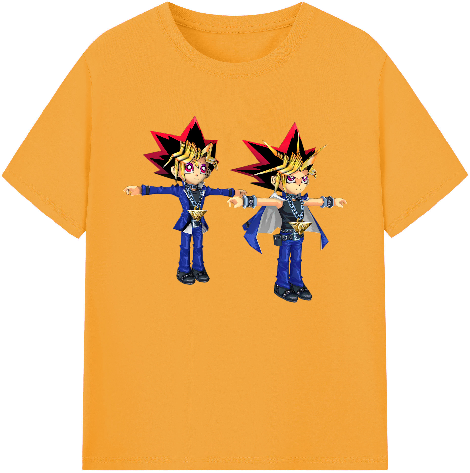 （画像用） 遊☆戯☆王 Yu-Gi-Oh! 綿100％ メンズ半袖Tシャツ｜肌触りやわらか＆通気性