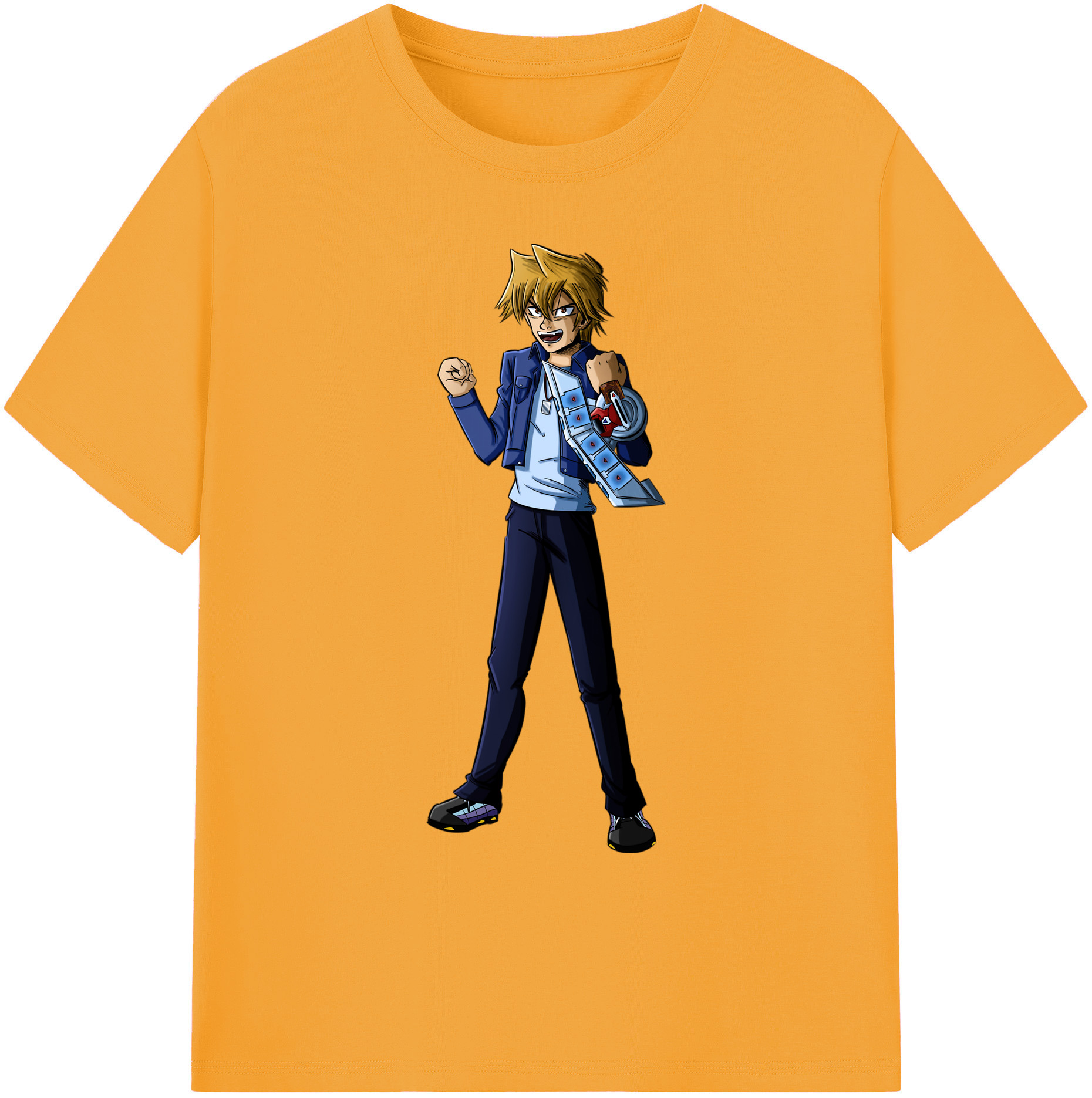 （画像用） 遊☆戯☆王 Yu-Gi-Oh! 綿100％ メンズ半袖Tシャツ｜肌触りやわらか＆通気性