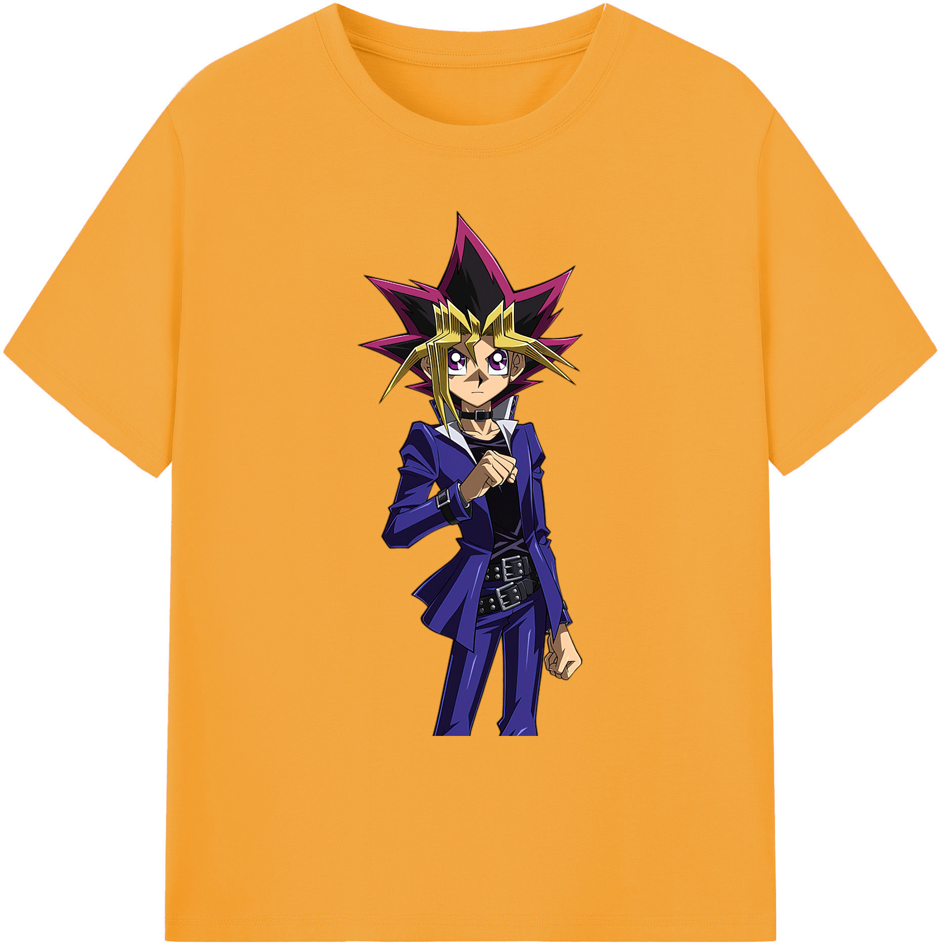 （画像用） 遊☆戯☆王 Yu-Gi-Oh! 綿100％ メンズ半袖Tシャツ｜肌触りやわらか＆通気性