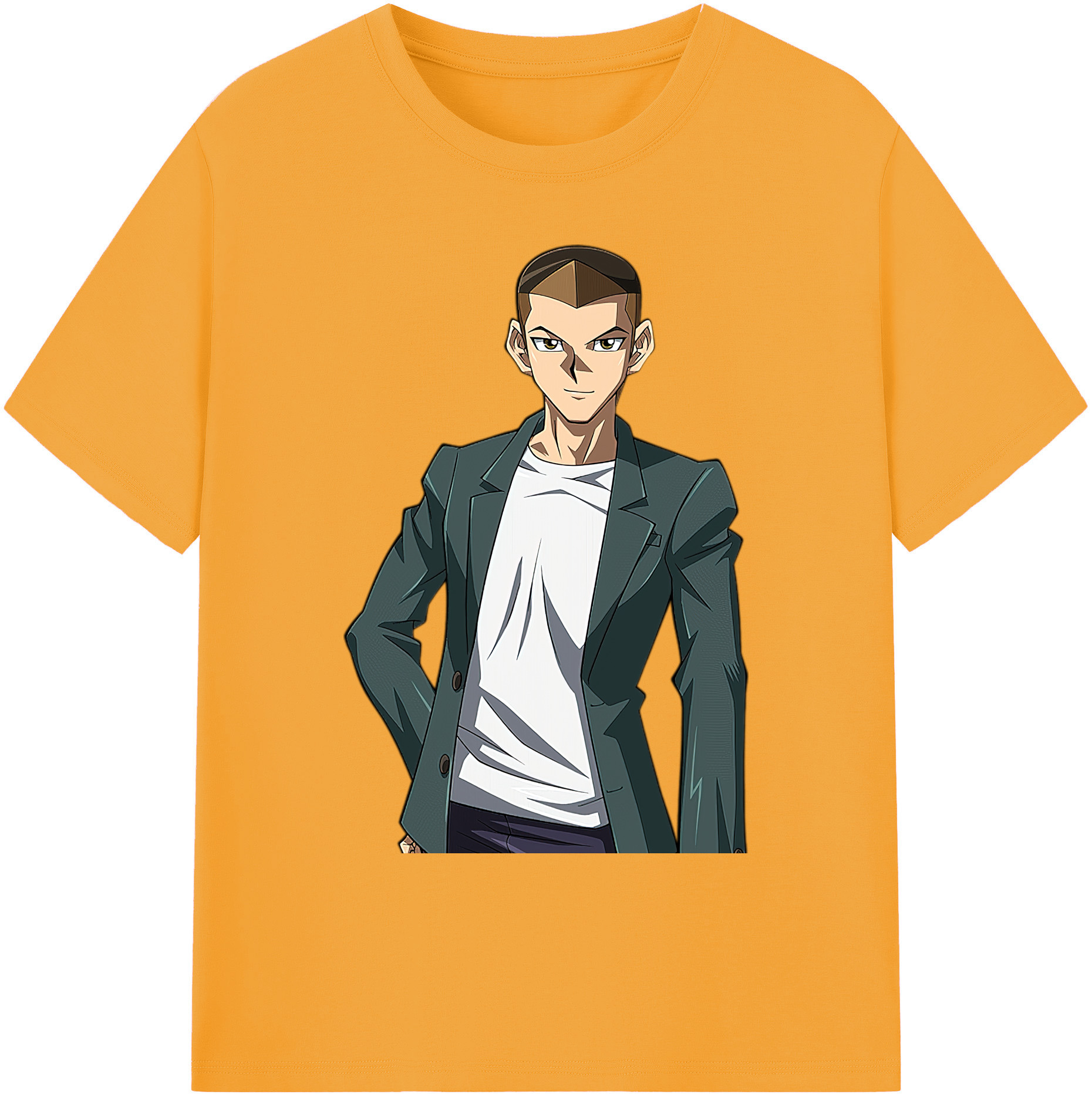 （画像用） 遊☆戯☆王 Yu-Gi-Oh! 綿100％ メンズ半袖Tシャツ｜肌触りやわらか＆通気性