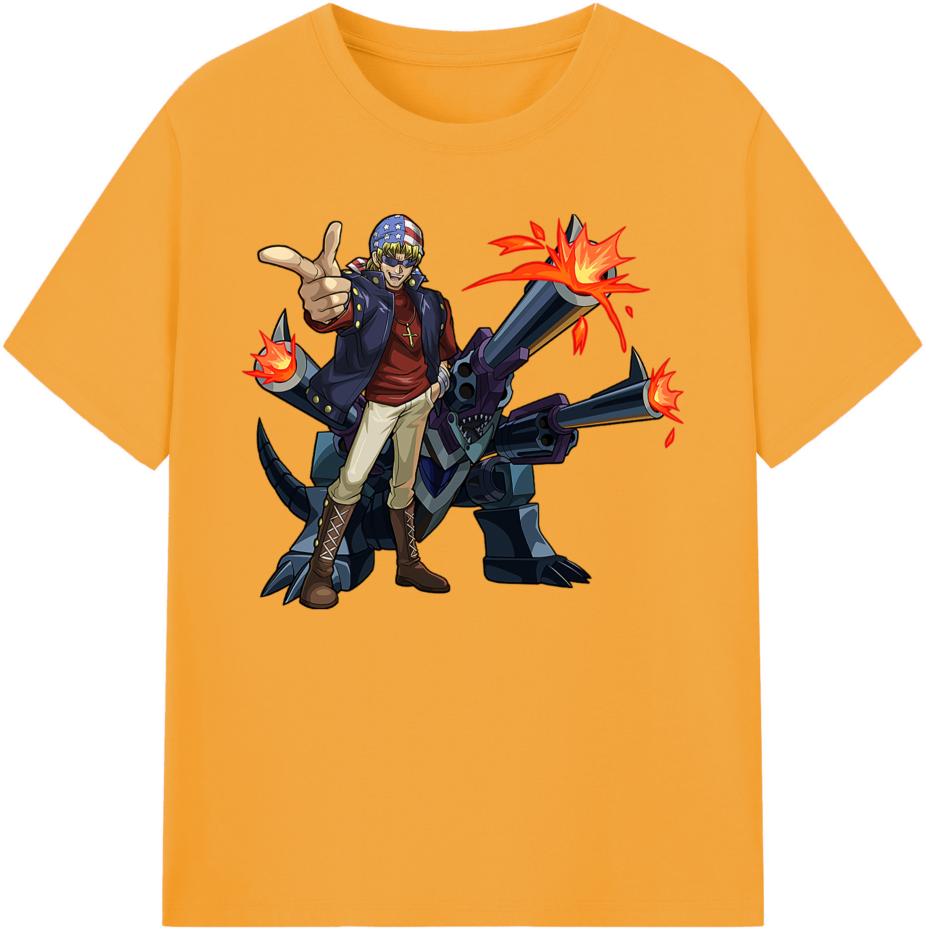 （画像用） 遊☆戯☆王 Yu-Gi-Oh! 綿100％ メンズ半袖Tシャツ｜肌触りやわらか＆通気性