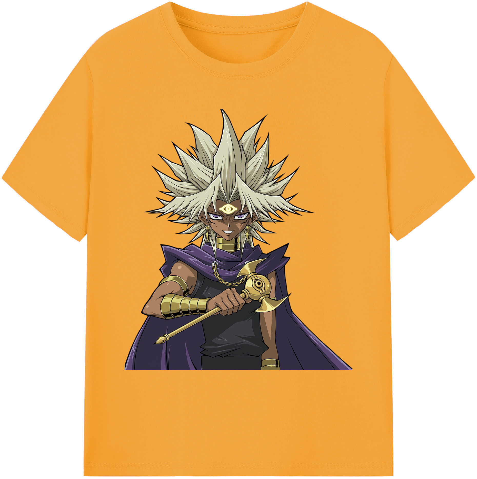 （画像用） 遊☆戯☆王 Yu-Gi-Oh! 綿100％ メンズ半袖Tシャツ｜肌触りやわらか＆通気性