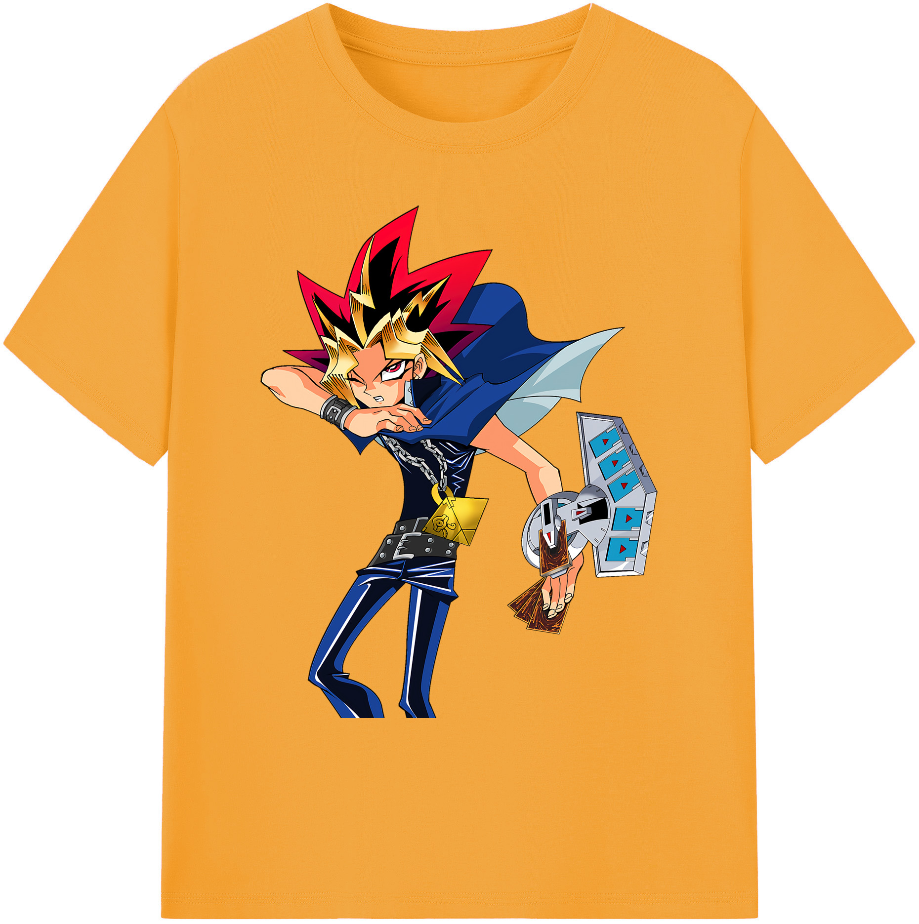 （画像用） 遊☆戯☆王 Yu-Gi-Oh! 綿100％ メンズ半袖Tシャツ｜肌触りやわらか＆通気性