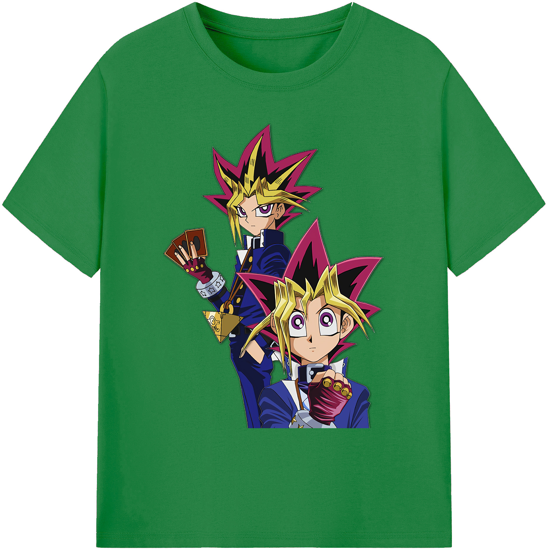 （画像用） 遊☆戯☆王 Yu-Gi-Oh! 綿100％ メンズ半袖Tシャツ｜肌触りやわらか＆通気性