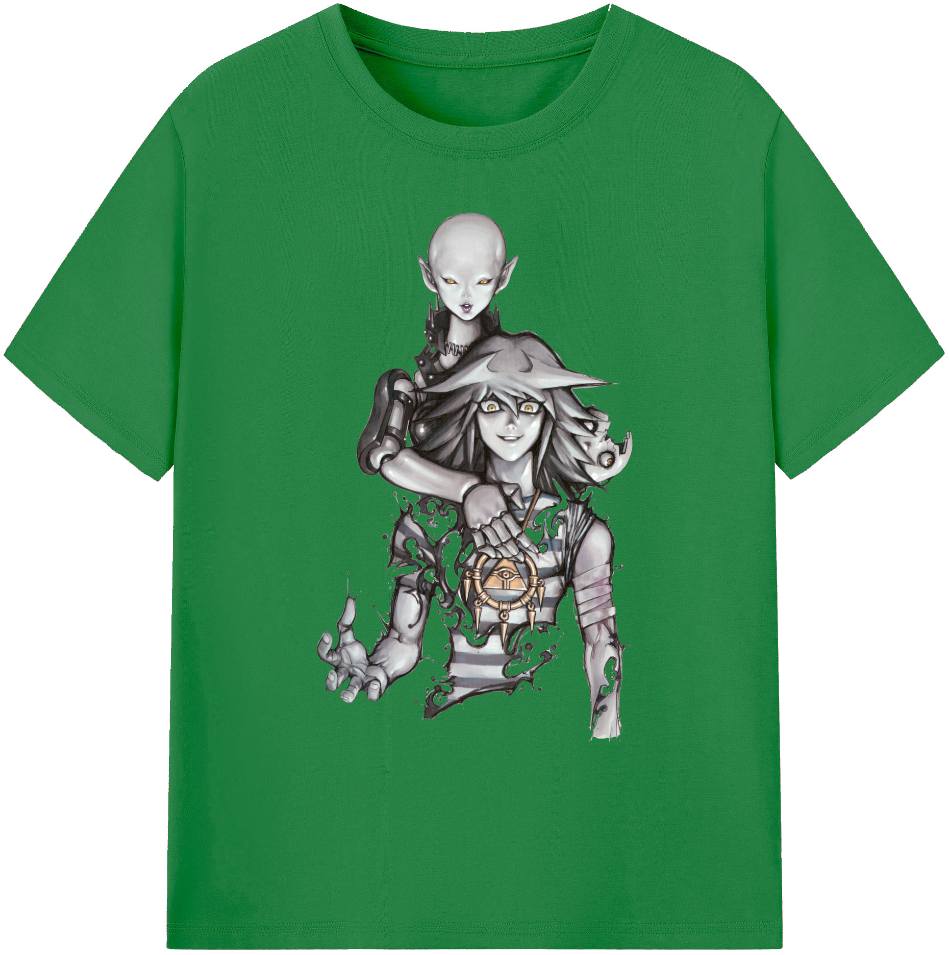 （画像用） 遊☆戯☆王 Yu-Gi-Oh! 綿100％ メンズ半袖Tシャツ｜肌触りやわらか＆通気性