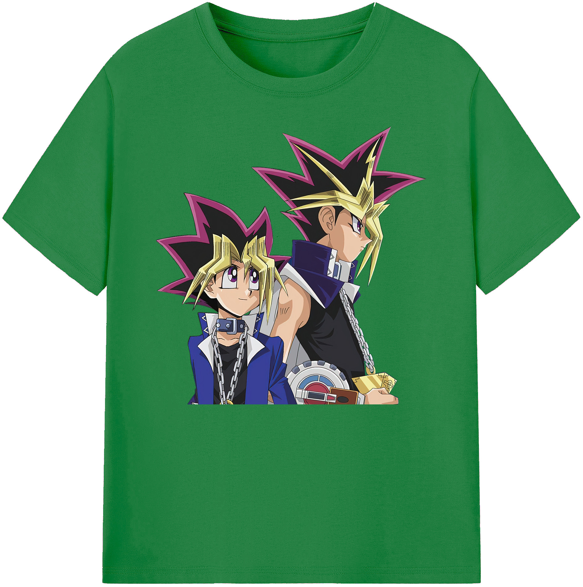 （画像用） 遊☆戯☆王 Yu-Gi-Oh! 綿100％ メンズ半袖Tシャツ｜肌触りやわらか＆通気性