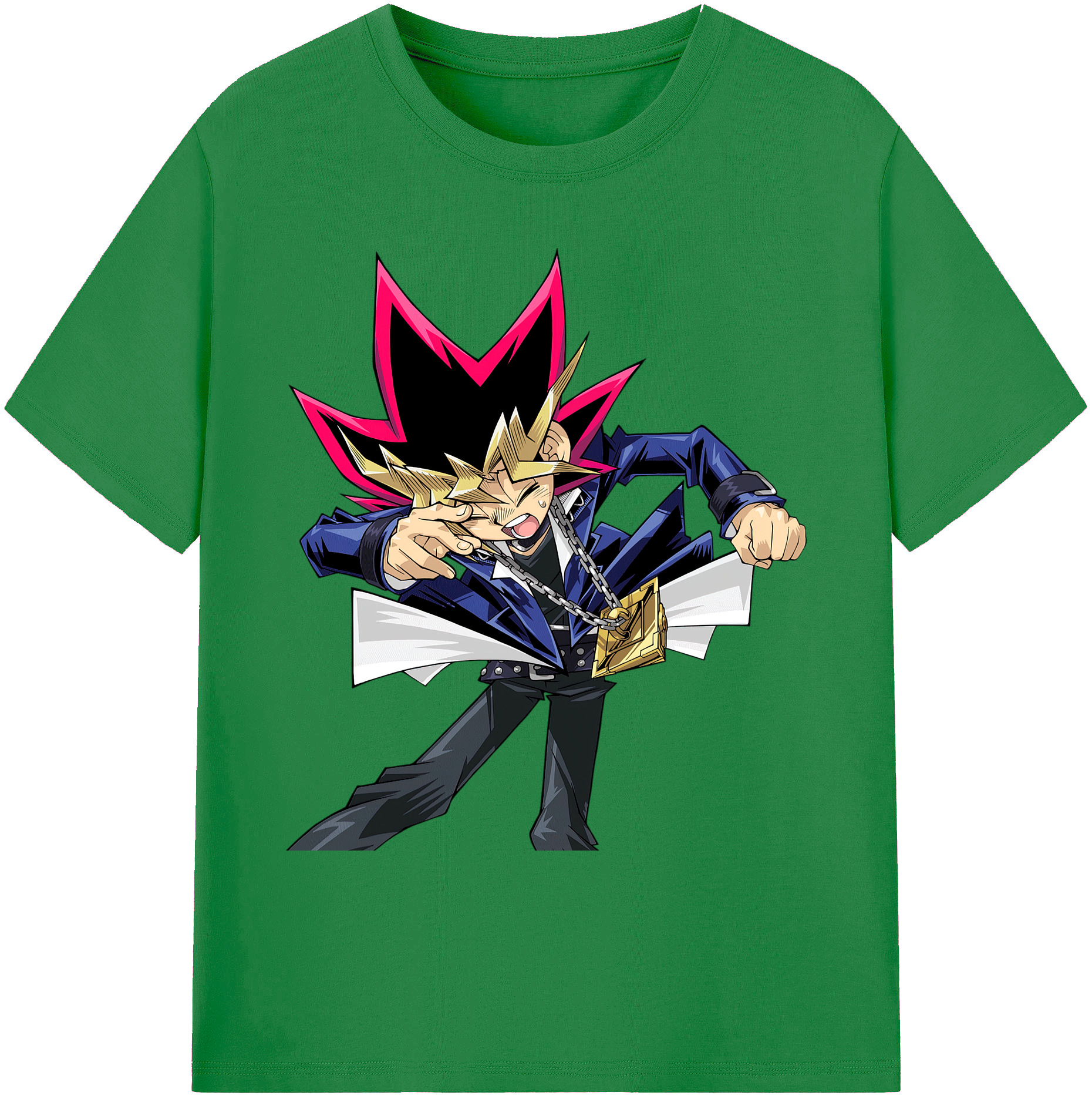 （画像用） 遊☆戯☆王 Yu-Gi-Oh! 綿100％ メンズ半袖Tシャツ｜肌触りやわらか＆通気性