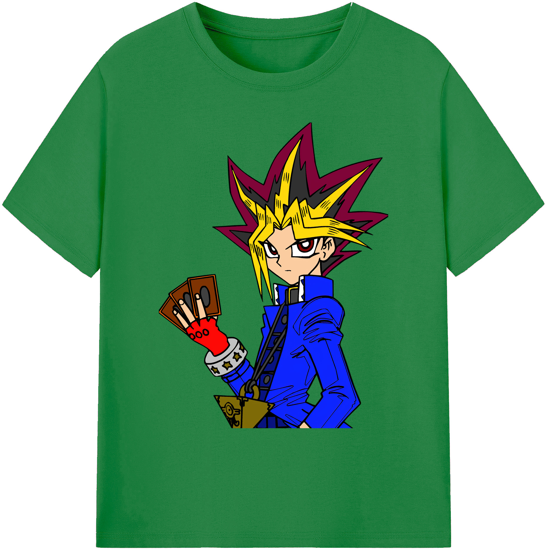 （画像用） 遊☆戯☆王 Yu-Gi-Oh! 綿100％ メンズ半袖Tシャツ｜肌触りやわらか＆通気性