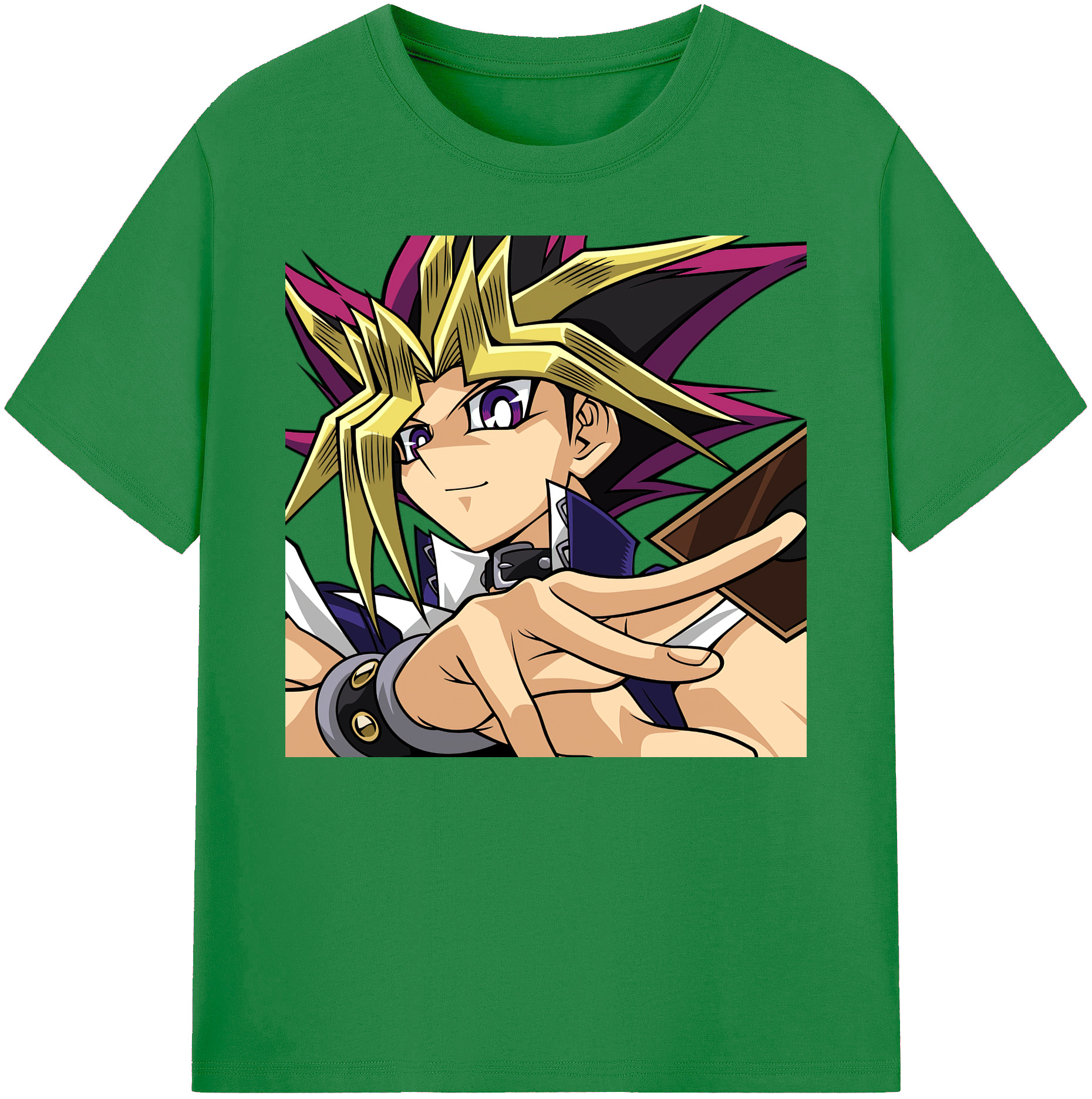 （画像用） 遊☆戯☆王 Yu-Gi-Oh! 綿100％ メンズ半袖Tシャツ｜肌触りやわらか＆通気性