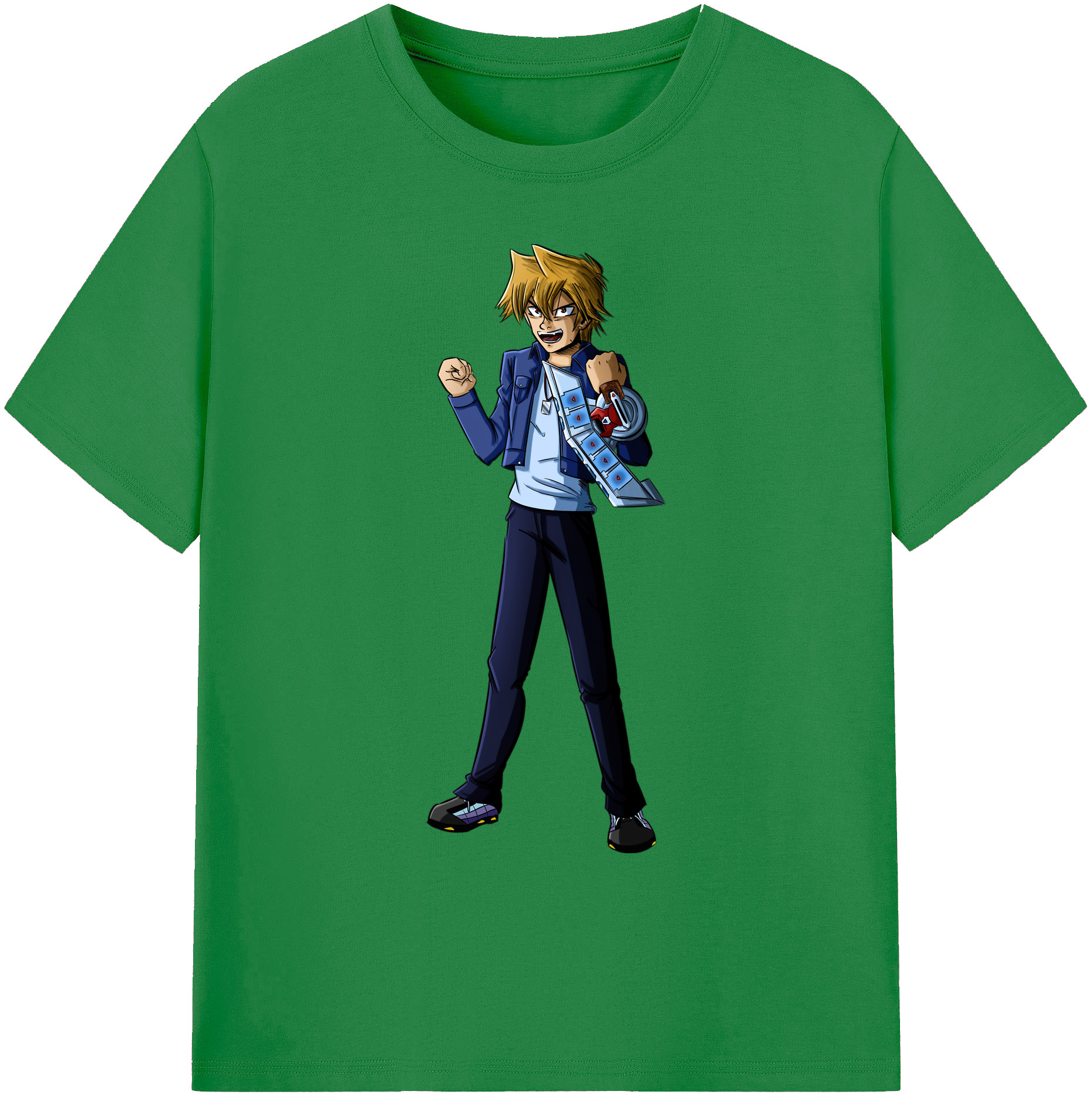 （画像用） 遊☆戯☆王 Yu-Gi-Oh! 綿100％ メンズ半袖Tシャツ｜肌触りやわらか＆通気性