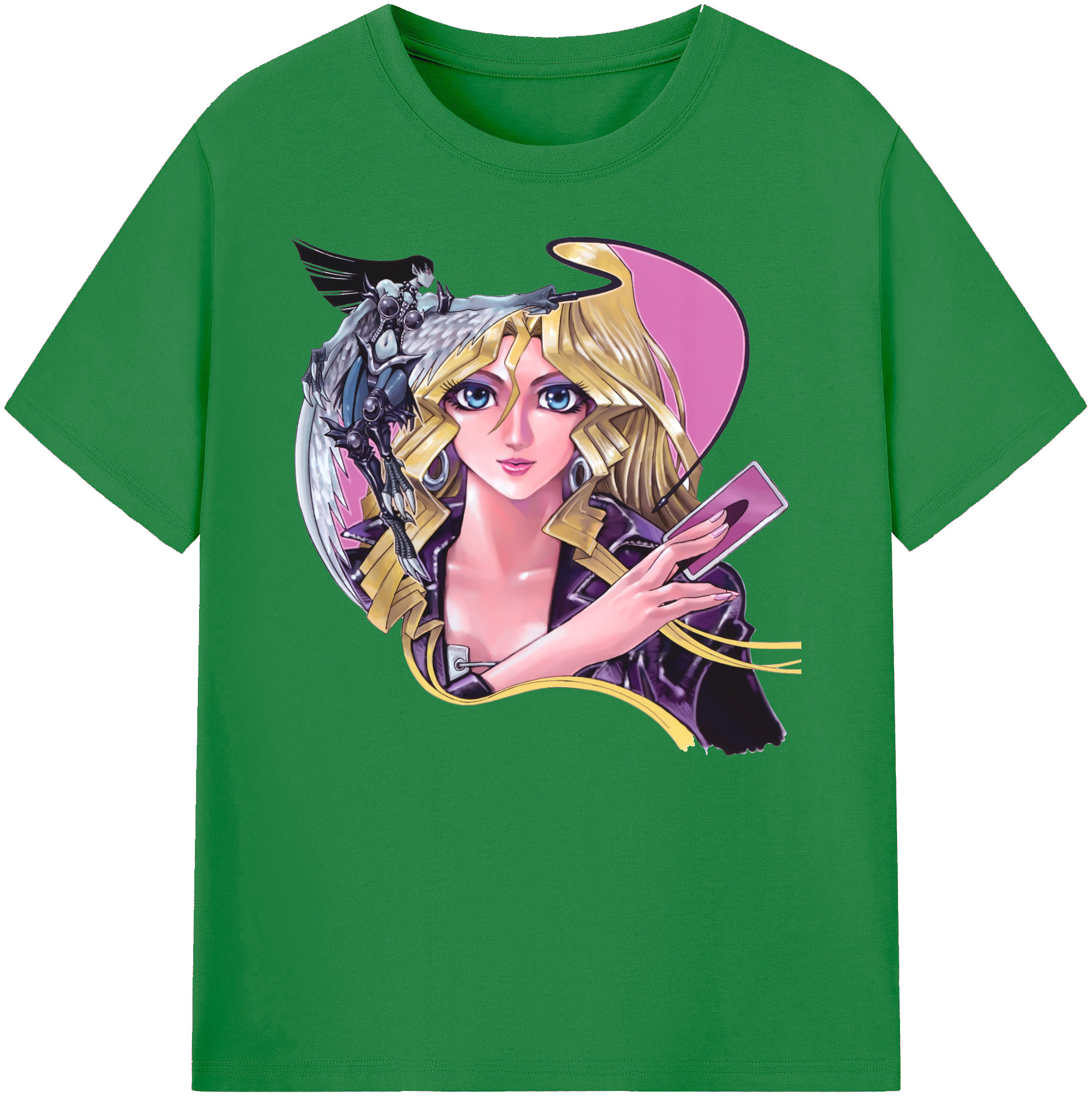 （画像用） 遊☆戯☆王 Yu-Gi-Oh! 綿100％ メンズ半袖Tシャツ｜肌触りやわらか＆通気性