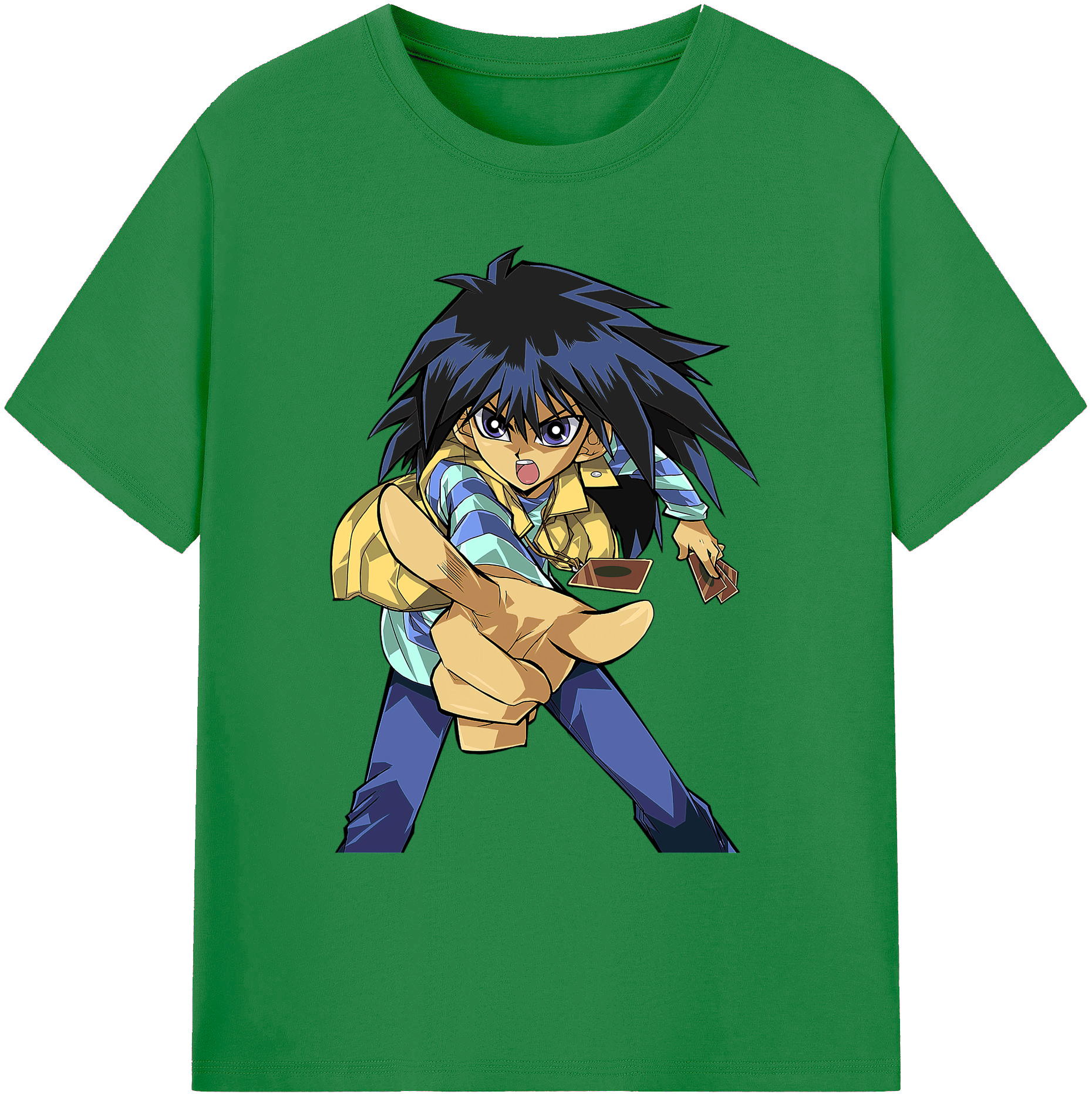 （画像用） 遊☆戯☆王 Yu-Gi-Oh! 綿100％ メンズ半袖Tシャツ｜肌触りやわらか＆通気性