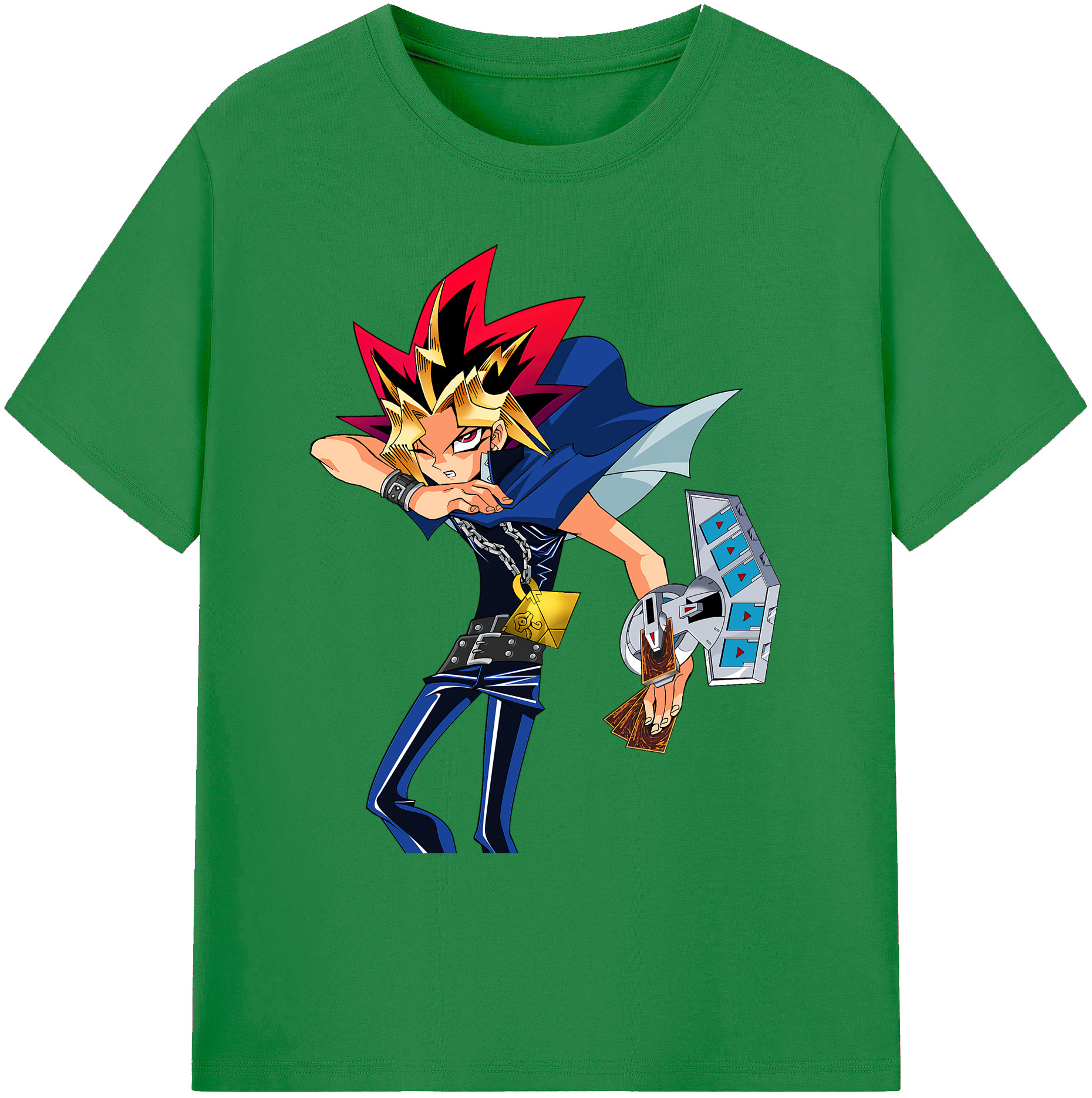 （画像用） 遊☆戯☆王 Yu-Gi-Oh! 綿100％ メンズ半袖Tシャツ｜肌触りやわらか＆通気性
