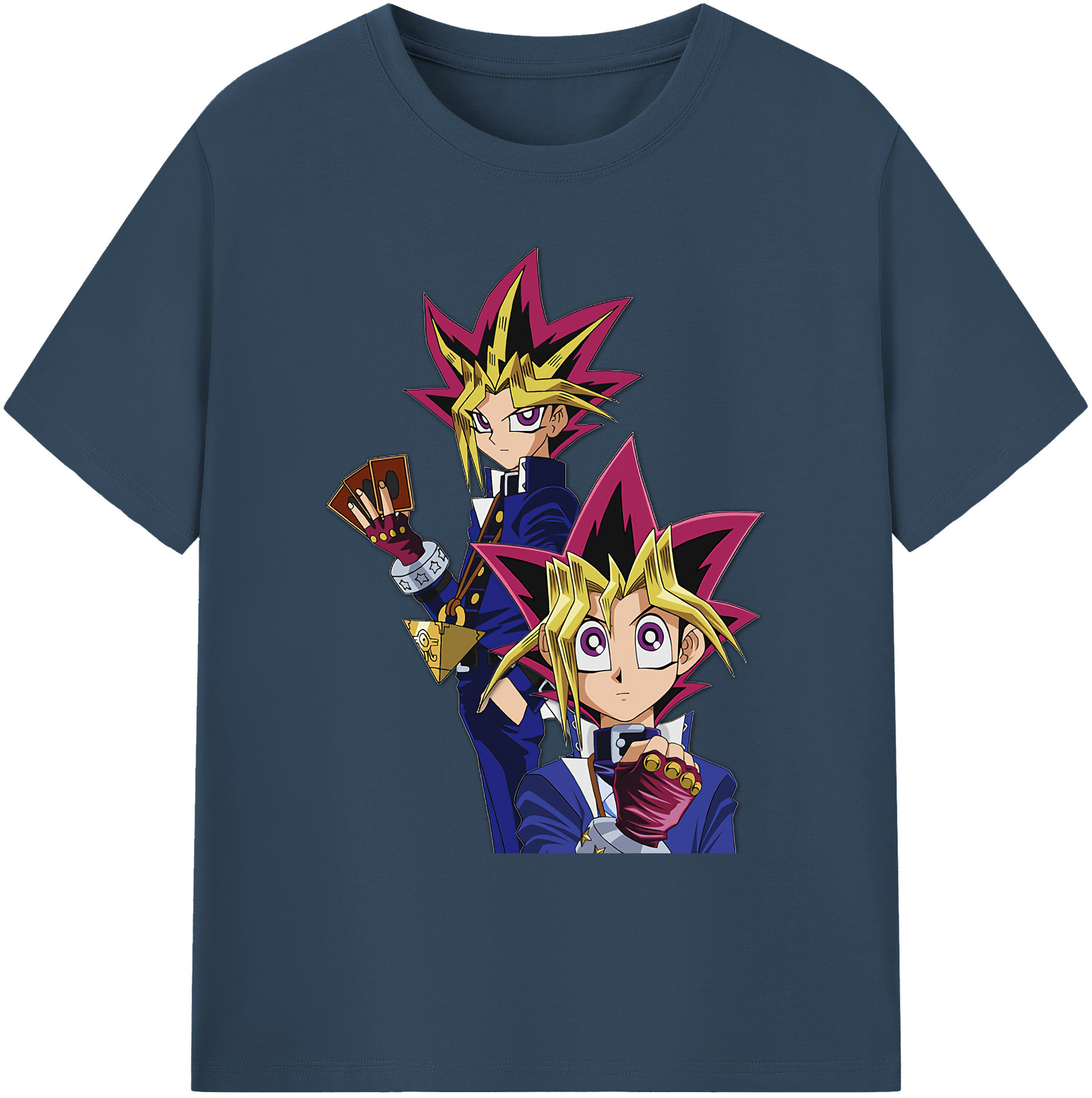 （画像用） 遊☆戯☆王 Yu-Gi-Oh! 綿100％ メンズ半袖Tシャツ｜肌触りやわらか＆通気性