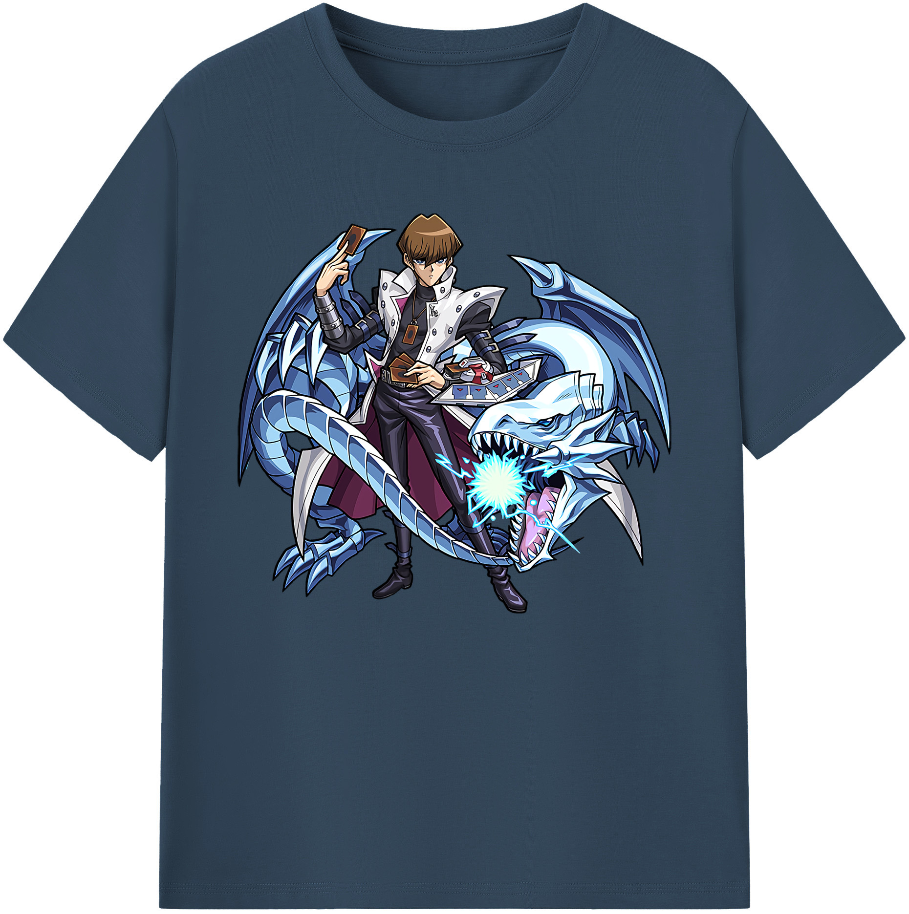 （画像用） 遊☆戯☆王 Yu-Gi-Oh! 綿100％ メンズ半袖Tシャツ｜肌触りやわらか＆通気性