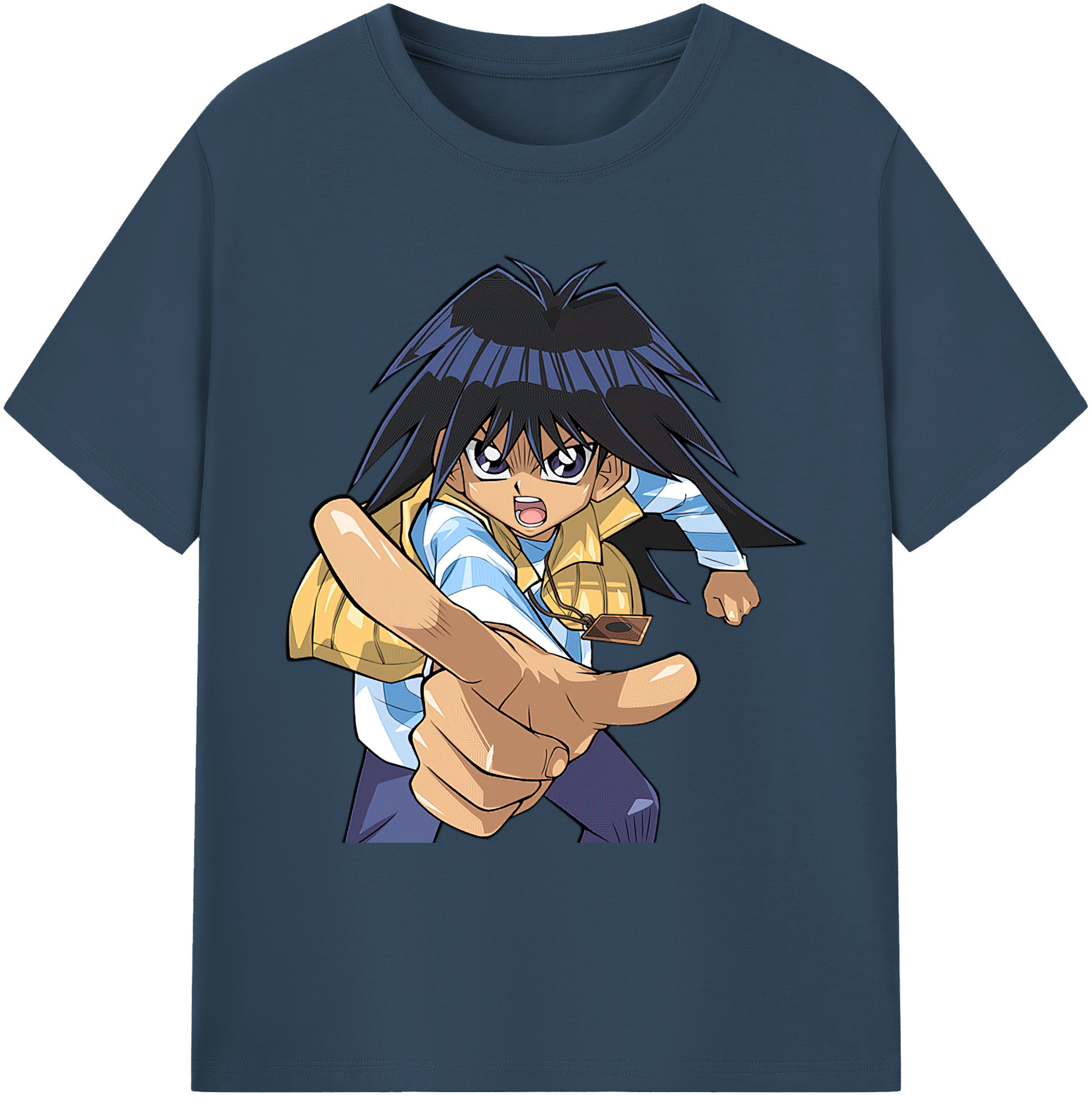 （画像用） 遊☆戯☆王 Yu-Gi-Oh! 綿100％ メンズ半袖Tシャツ｜肌触りやわらか＆通気性