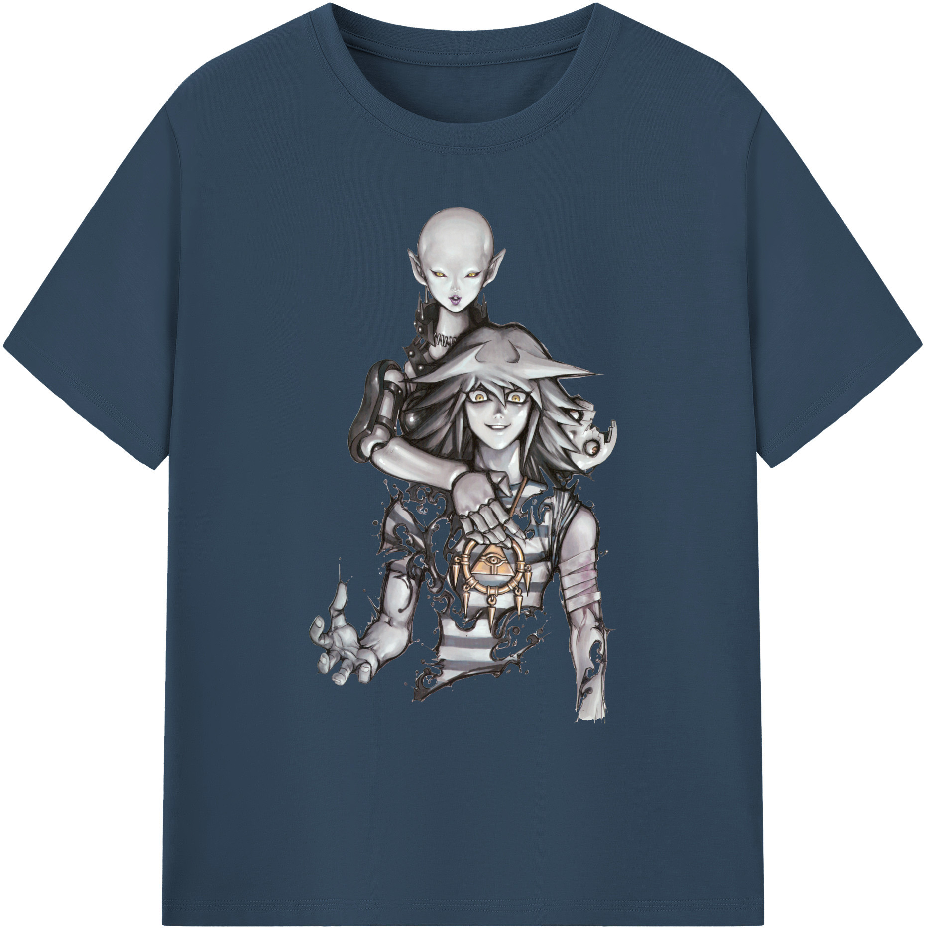 （画像用） 遊☆戯☆王 Yu-Gi-Oh! 綿100％ メンズ半袖Tシャツ｜肌触りやわらか＆通気性