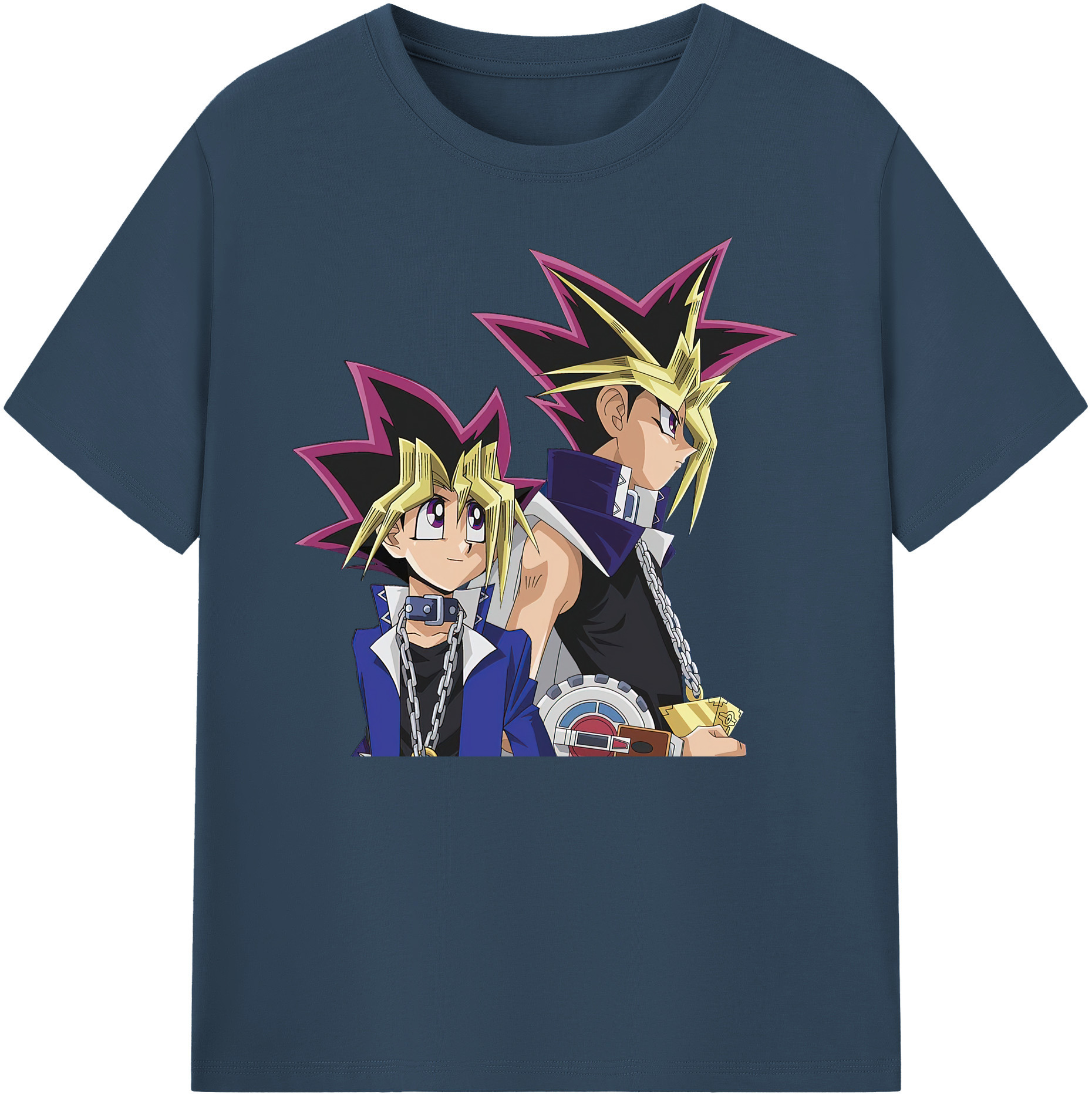 （画像用） 遊☆戯☆王 Yu-Gi-Oh! 綿100％ メンズ半袖Tシャツ｜肌触りやわらか＆通気性