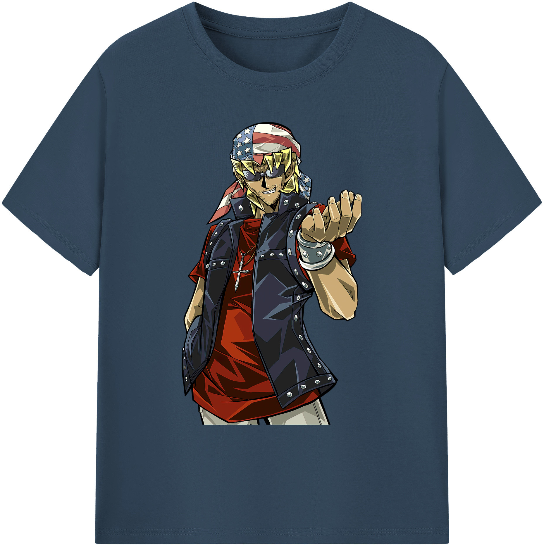 （画像用） 遊☆戯☆王 Yu-Gi-Oh! 綿100％ メンズ半袖Tシャツ｜肌触りやわらか＆通気性