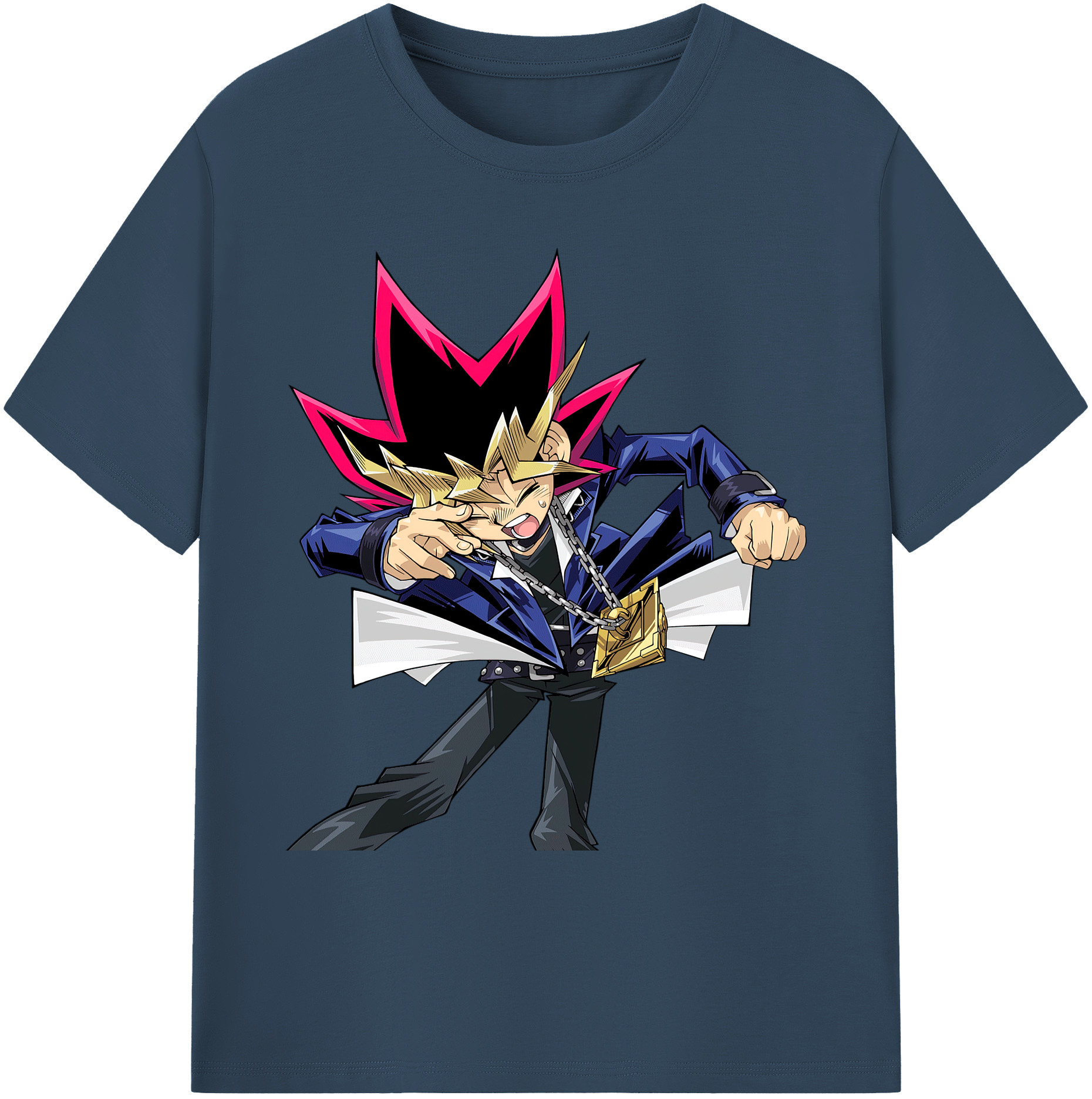（画像用） 遊☆戯☆王 Yu-Gi-Oh! 綿100％ メンズ半袖Tシャツ｜肌触りやわらか＆通気性