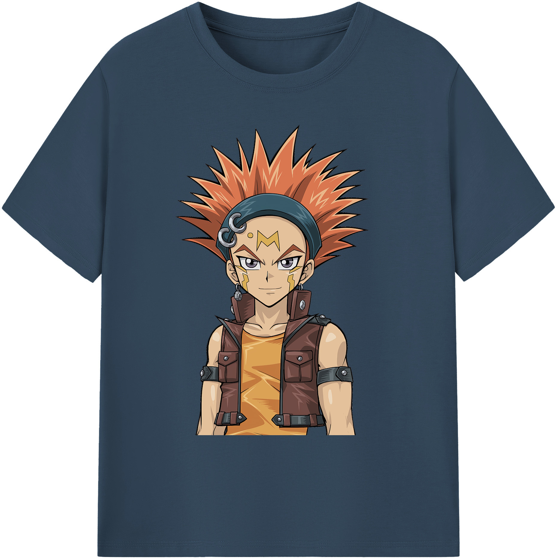 遊☆戯☆王 Yu-Gi-Oh! 綿100％ メンズ半袖Tシャツ｜肌触りやわらか＆通気性